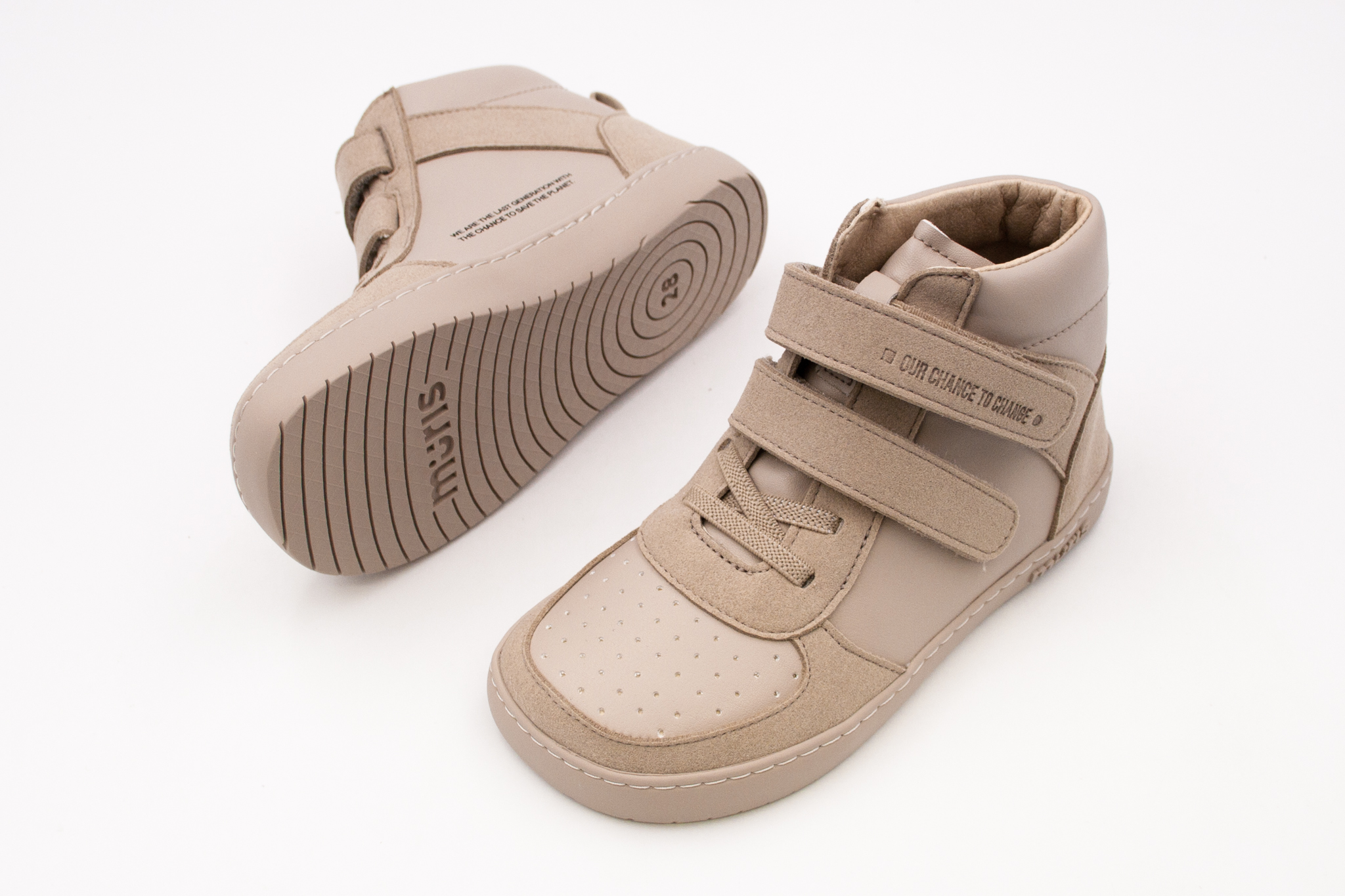 DETSKÉ BAREFOOT TOPÁNKY MURIS RIGA JUNIOR - TAUPE Veľkosť: 31, Vnútorná dĺžka  topánky v cm: 19.7, Vnútorná šírka topánky v cm: 7.6