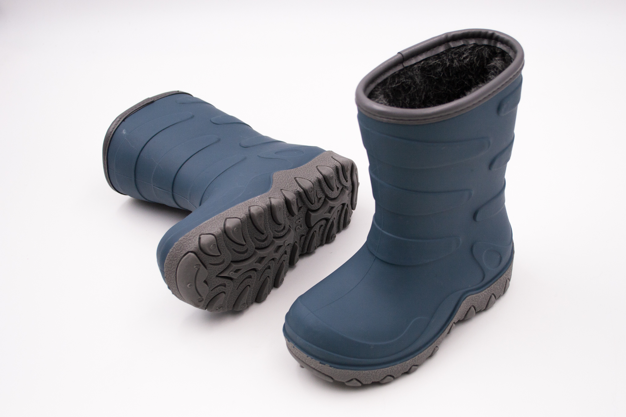 Mikk-Line  DETSKÉ ZATEPLENÉ GUMÁKY MIKK-LINE THERMAL BOOTS - ORION BLUE Veľkosť: 23, 11: 15.1, Vnútorná šírka topánky v cm: 6.4