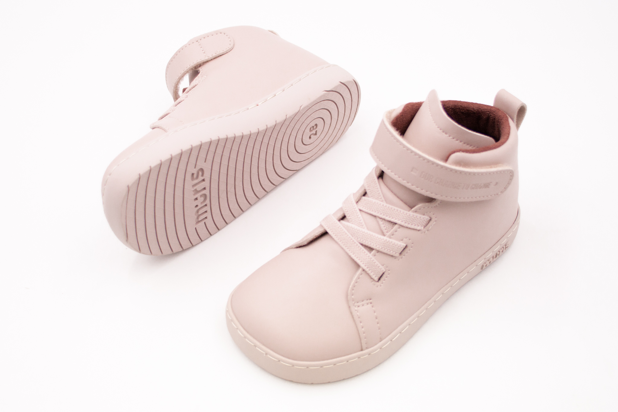 DETSKÉ BAREFOOT TOPÁNKY MURIS OSLO JUNIOR - SOFT PINK Veľkosť: 31, Vnútorná dĺžka  topánky v cm: 19.7, Vnútorná šírka topánky v cm: 7.6