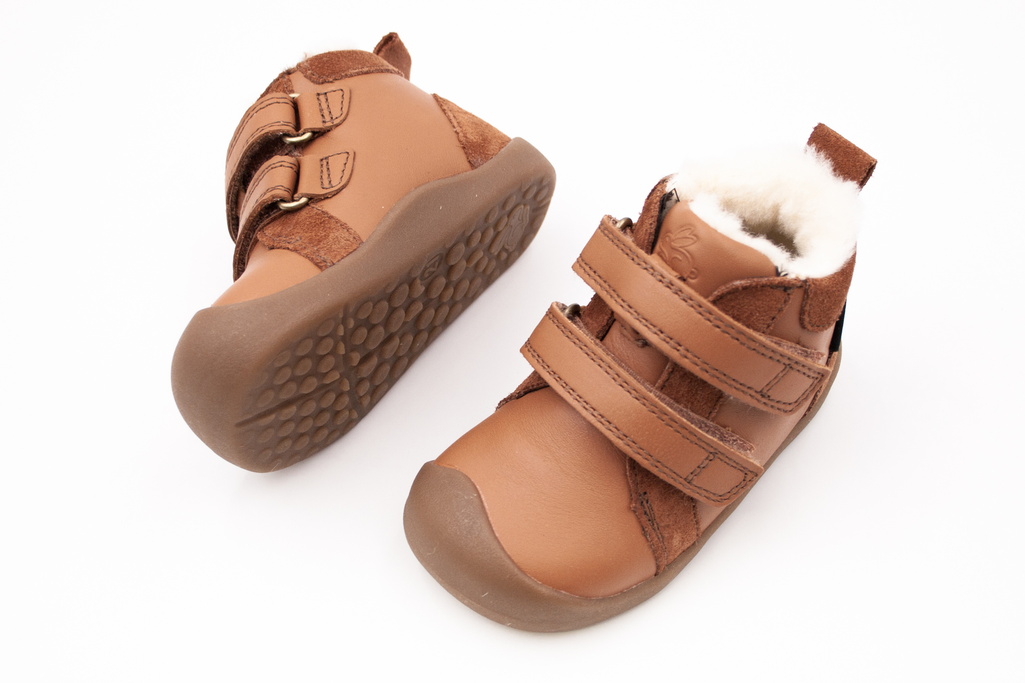 Bundgaard  DETSKÉ BAREFOOT ZIMNÉ TOPÁNKY BUNDGAARD BLOOM TEX - COGNAC Veľkosť: 19, 11: 11.9, Vnútorná šírka topánky v cm: 5.9