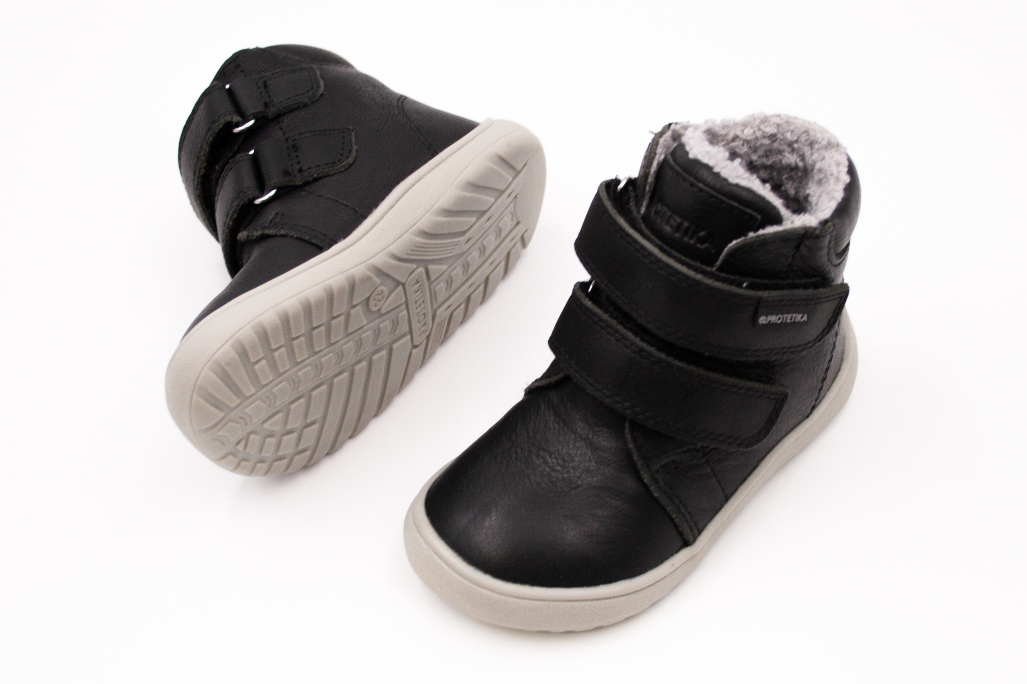 Protetika  DETSKÉ BAREFOOT ZIMNÉ TOPÁNKY PROTETIKA - DARYK BLACK TEX Veľkosť: 19, 11: 12.1, Vnútorná šírka topánky v cm: 5.5