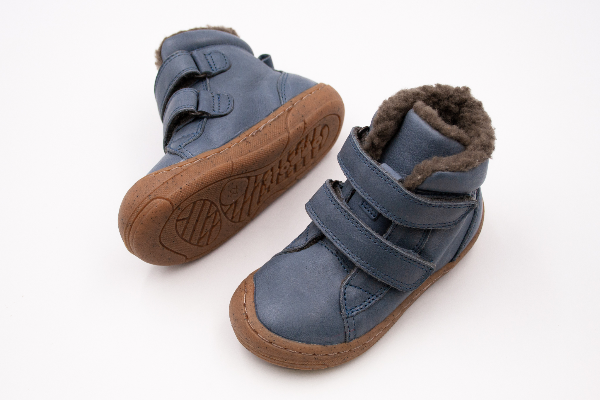 Froddo  DETSKÉ BAREFOOT ZIMNÉ TOPÁNKY FRODDO MINNI WINTER - DENIM Veľkosť: 19, 11: 11.9, Vnútorná šírka topánky v cm: 5.5