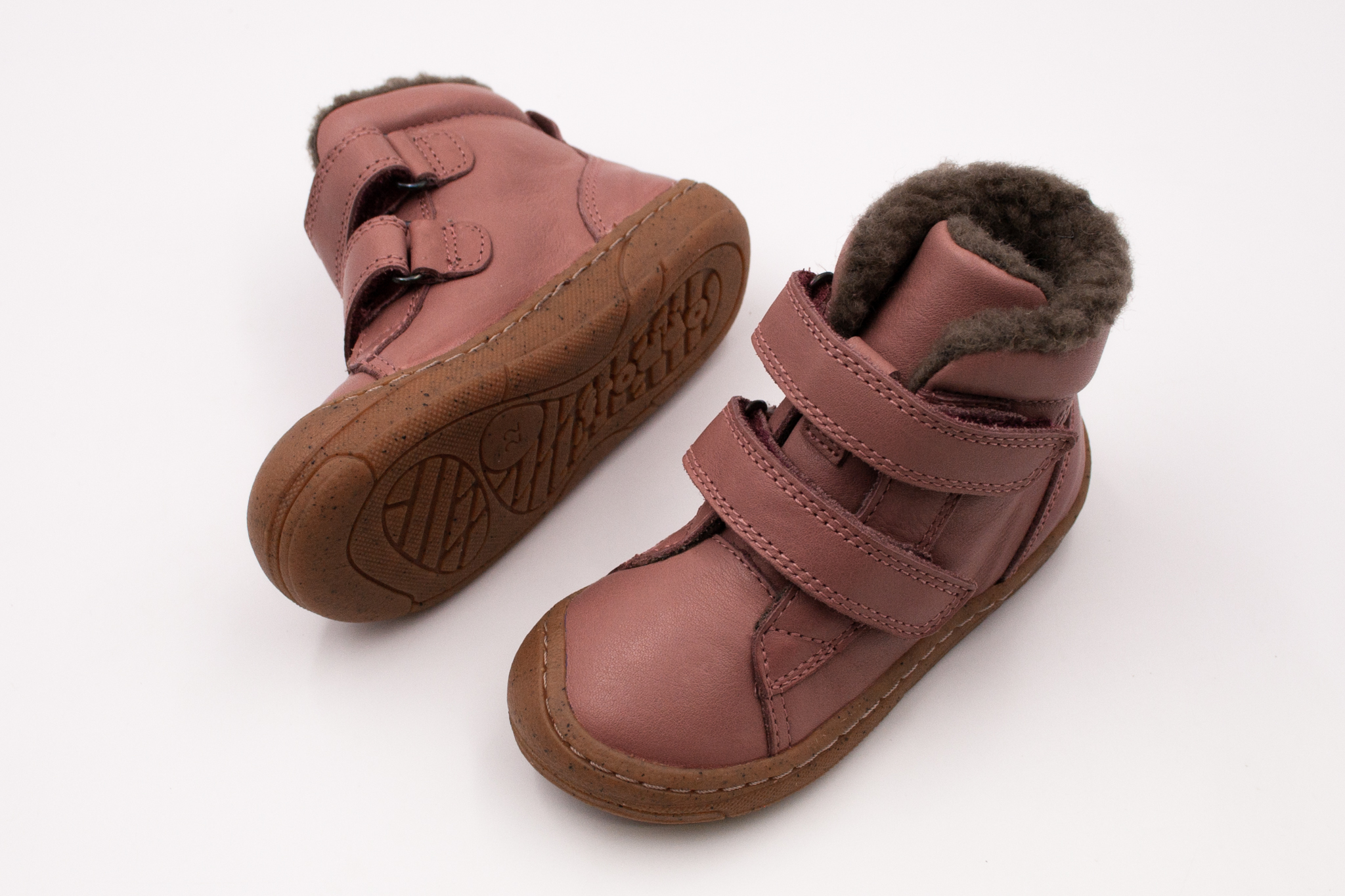 Froddo  DETSKÉ BAREFOOT ZIMNÉ TOPÁNKY FRODDO MINNI WINTER - DARK PINK Veľkosť: 19, 11: 11.9, Vnútorná šírka topánky v cm: 5.5