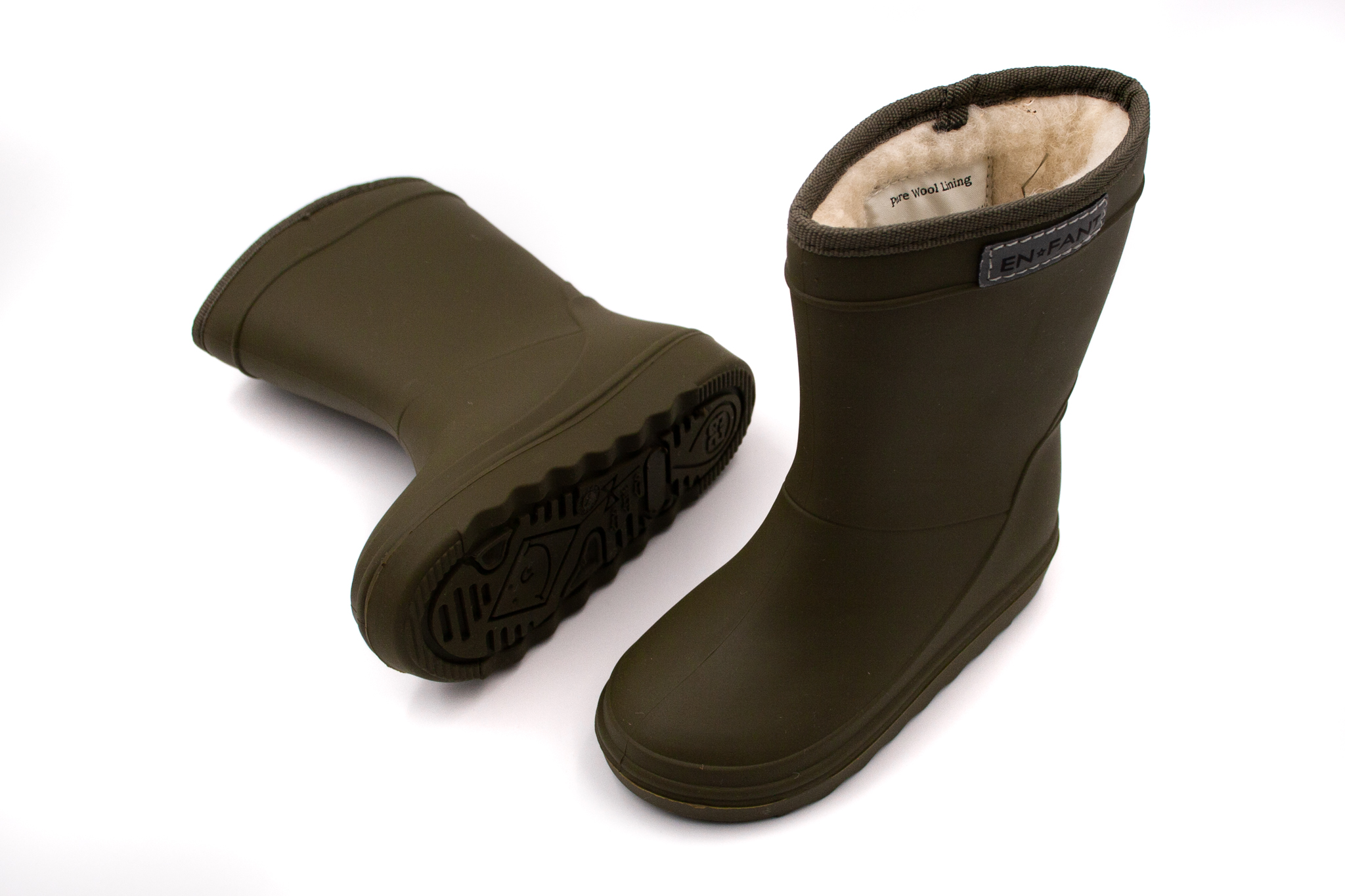 En Fant  DETSKÉ ZATEPLENÉ GUMÁKY ENFANT THERMO BOOTS - IVY GREEN Veľkosť: 23, 11: 13.9, Vnútorná šírka topánky v cm: 5.7