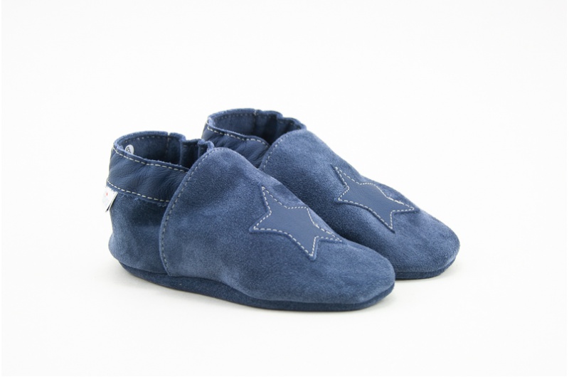 BABICE CAPAČKY SOFT SOLE STAR JEANS Veľkosť: 24, Vnútorná dĺžka  topánky v cm: 15.2, Vnútorná šírka topánky v cm: 6.6