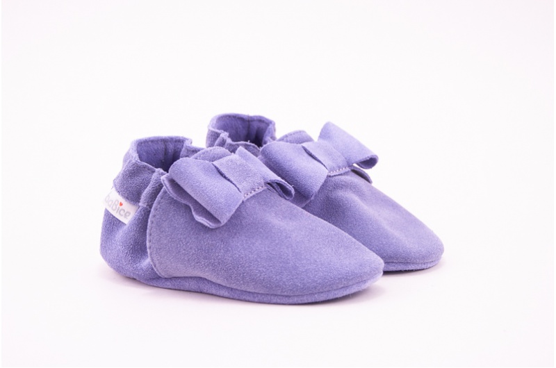 BABICE CAPAČKY SOFT SOLE BOW CROCUS Veľkosť: 22, Vnútorná dĺžka  topánky v cm: 14.5, Vnútorná šírka topánky v cm: 6.3