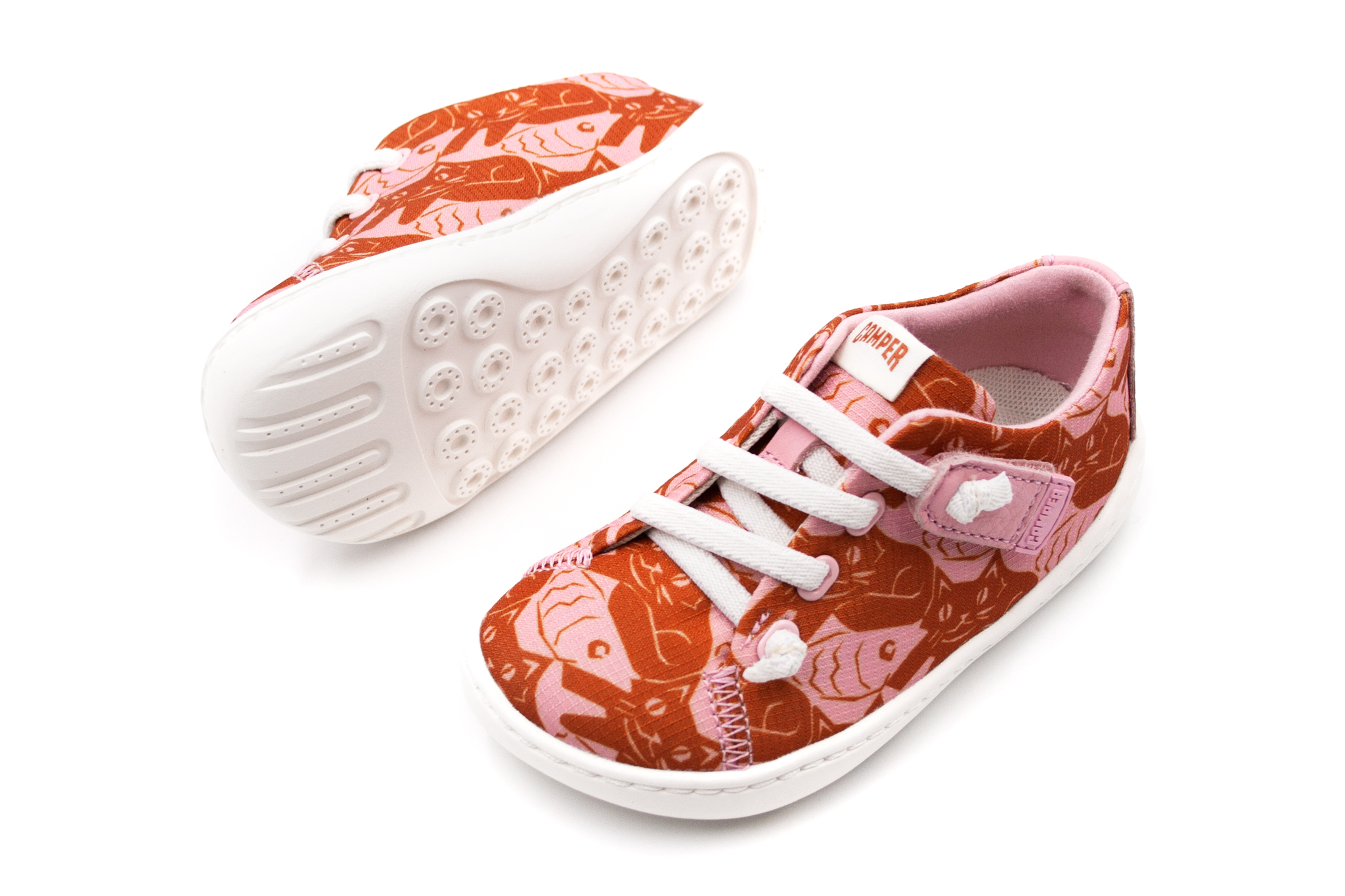 DETSKÉ BAREFOOT TENISKY CAMPER FW GATOPEZ RUSTY OONA - PINK Veľkosť: 26, Vnútorná dĺžka  topánky v cm: 16.8, Vnútorná šírka topánky v cm: 7.2