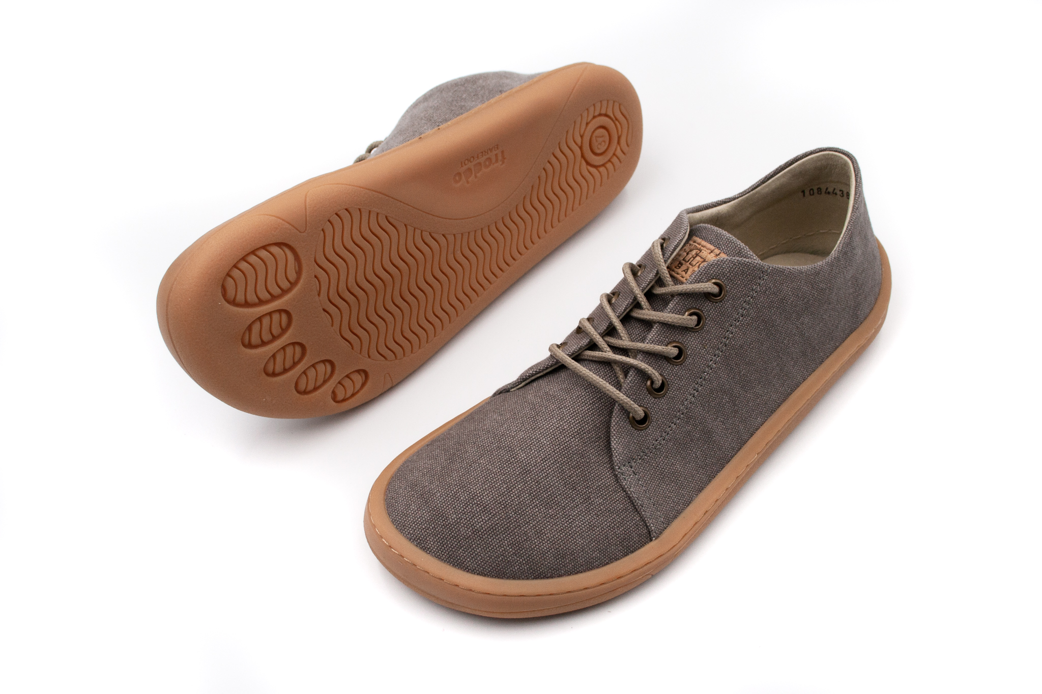 BAREFOOT TENISKY PRE DOSPELÝCH FRODDO VEGAN LACES - GREY Veľkosť: 37, Vnútorná dĺžka  topánky v cm: 24.8, Vnútorná šírka topánky v cm: 8.8