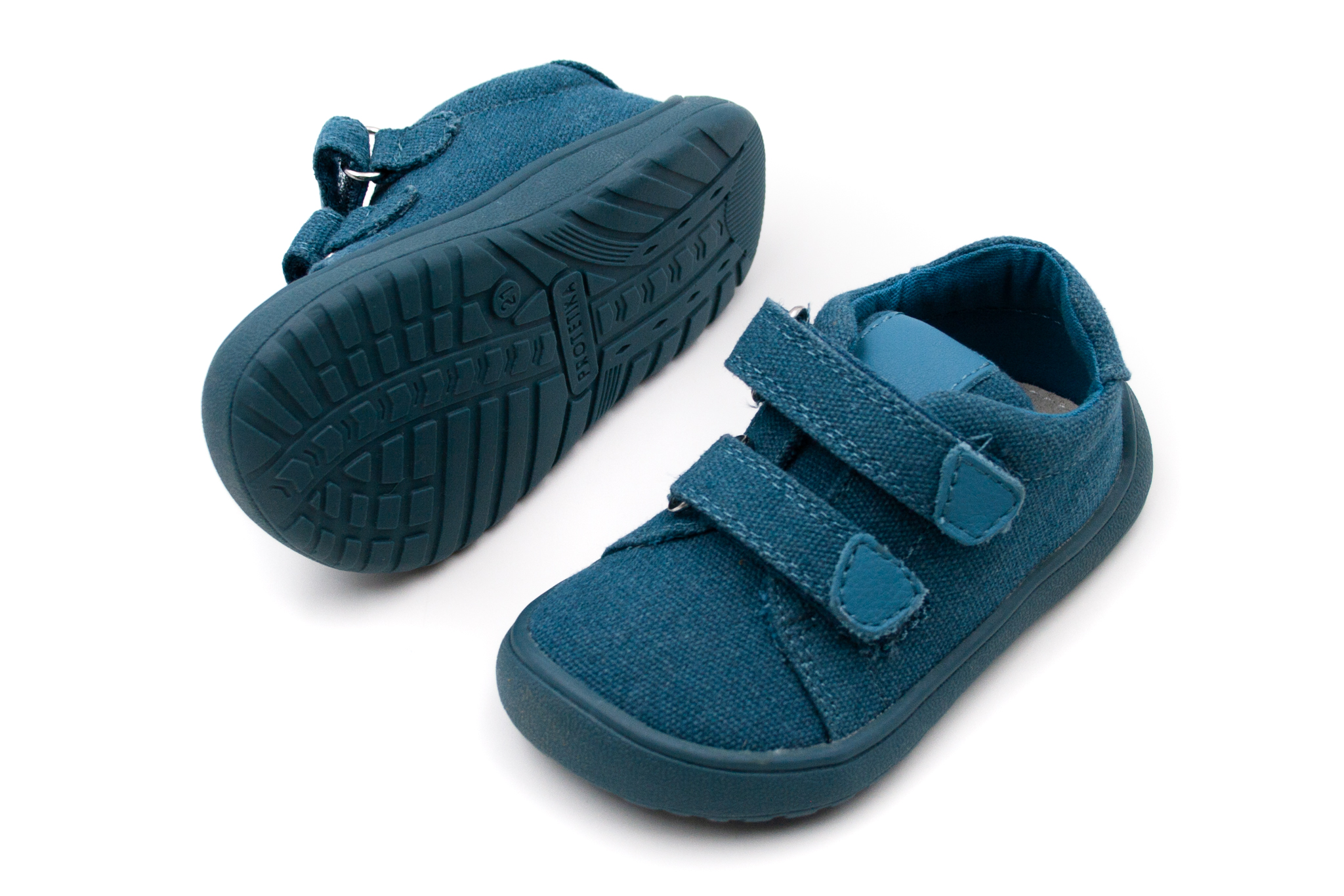 DETSKÉ BAREFOOT TENISKY PROTETIKA - KORO BLUE Veľkosť: 20, Vnútorná dĺžka  topánky v cm: 12.7, Vnútorná šírka topánky v cm: 5.7