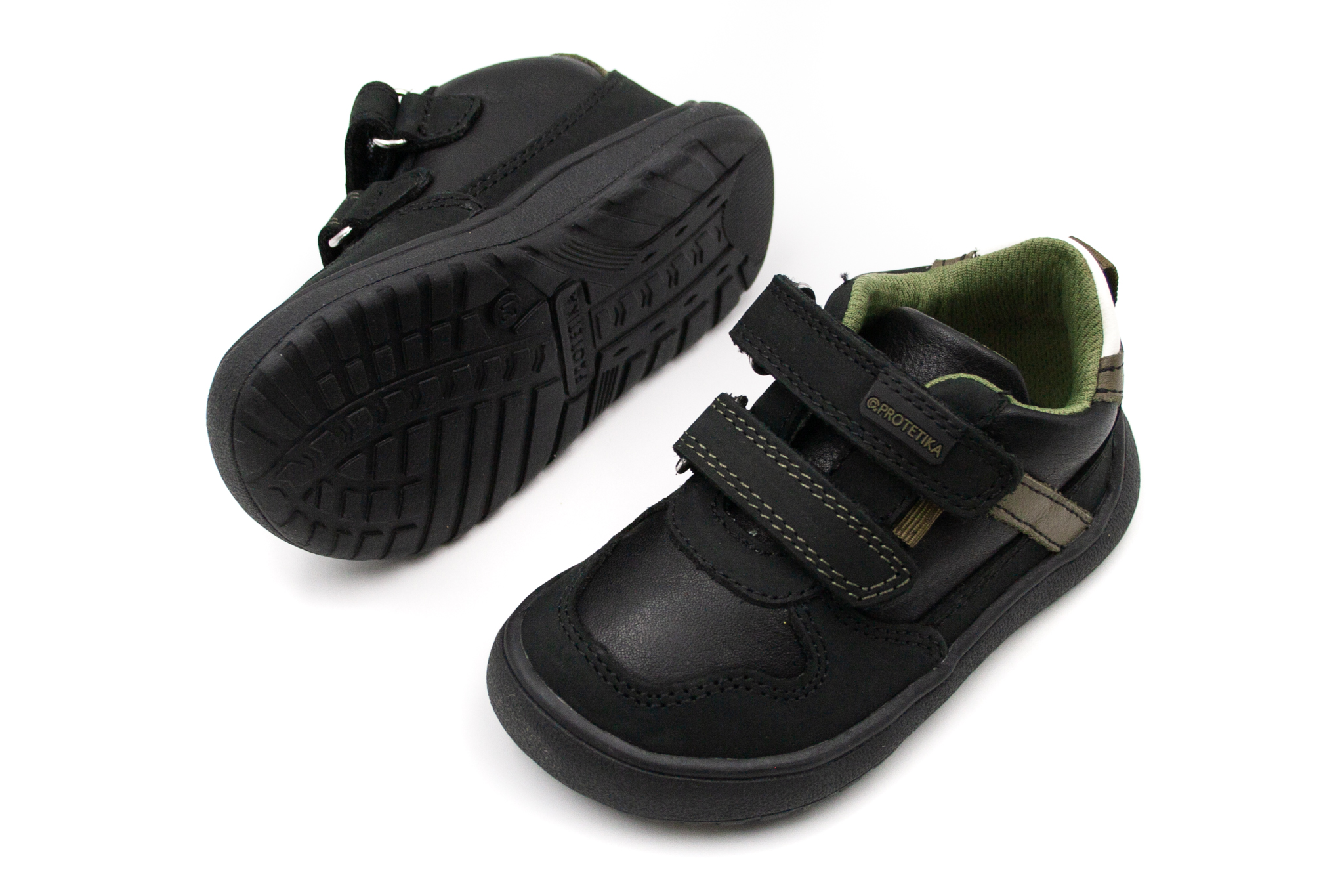 DETSKÉ BAREFOOT TOPÁNKY PROTETIKA - OLGERS BLACK Veľkosť: 20, Vnútorná dĺžka  topánky v cm: 12.7, Vnútorná šírka topánky v cm: 5.7