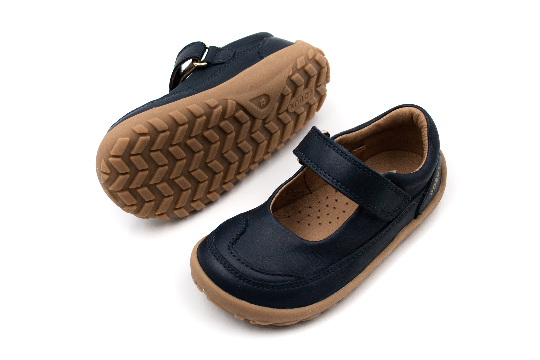 DETSKÉ BAREFOOT BALERÍNKY BOBUX ALPHA LUCY - NAVY Veľkosť: 23, Vnútorná dĺžka  topánky v cm: 15.4, Vnútorná šírka topánky v cm: 6.4
