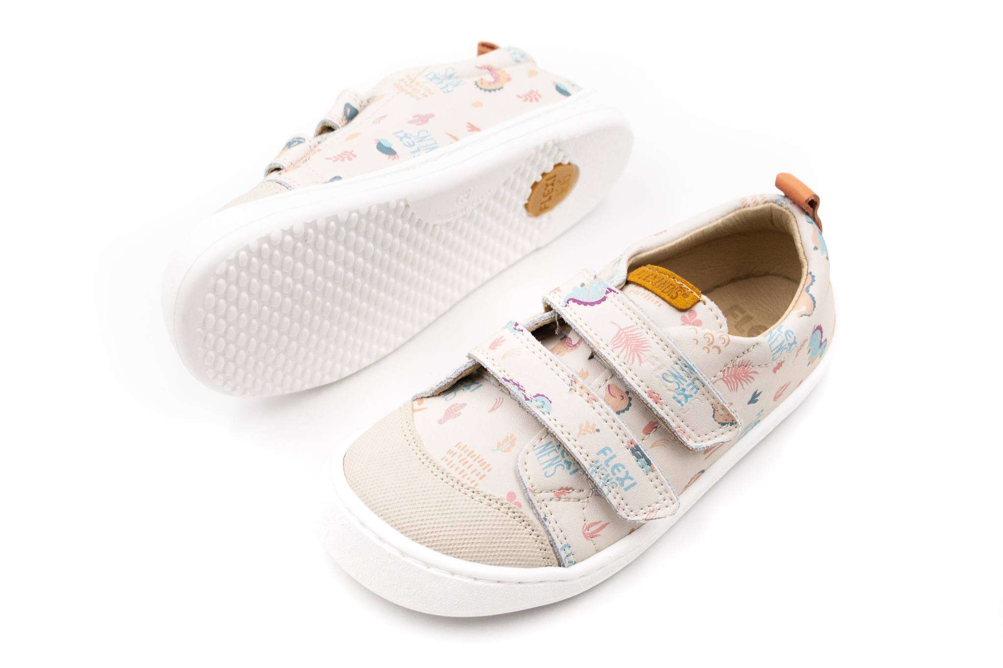 Flexi Nens  DETSKÉ BAREFOOT TENISKY FLEXI NENS MATCH - DINO ARENA Veľkosť: 24, Vnútorná dĺžka  topánky v cm: 14.8, Vnútorná šírka topánky v cm: 6.5