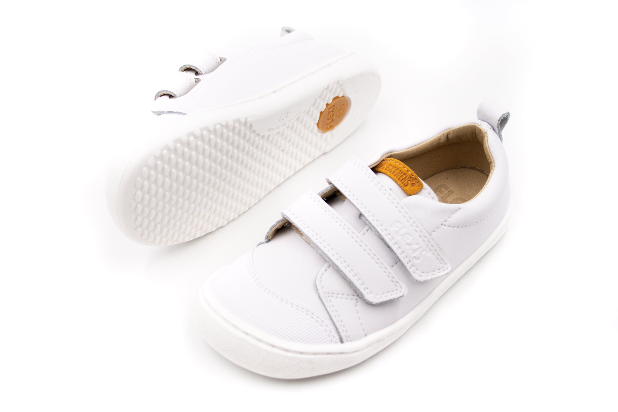 Flexi Nens  DETSKÉ BAREFOOT TENISKY FLEXI NENS MATCH - BLANCO Veľkosť: 26, Vnútorná dĺžka  topánky v cm: 16.2, Vnútorná šírka topánky v cm: 6.8