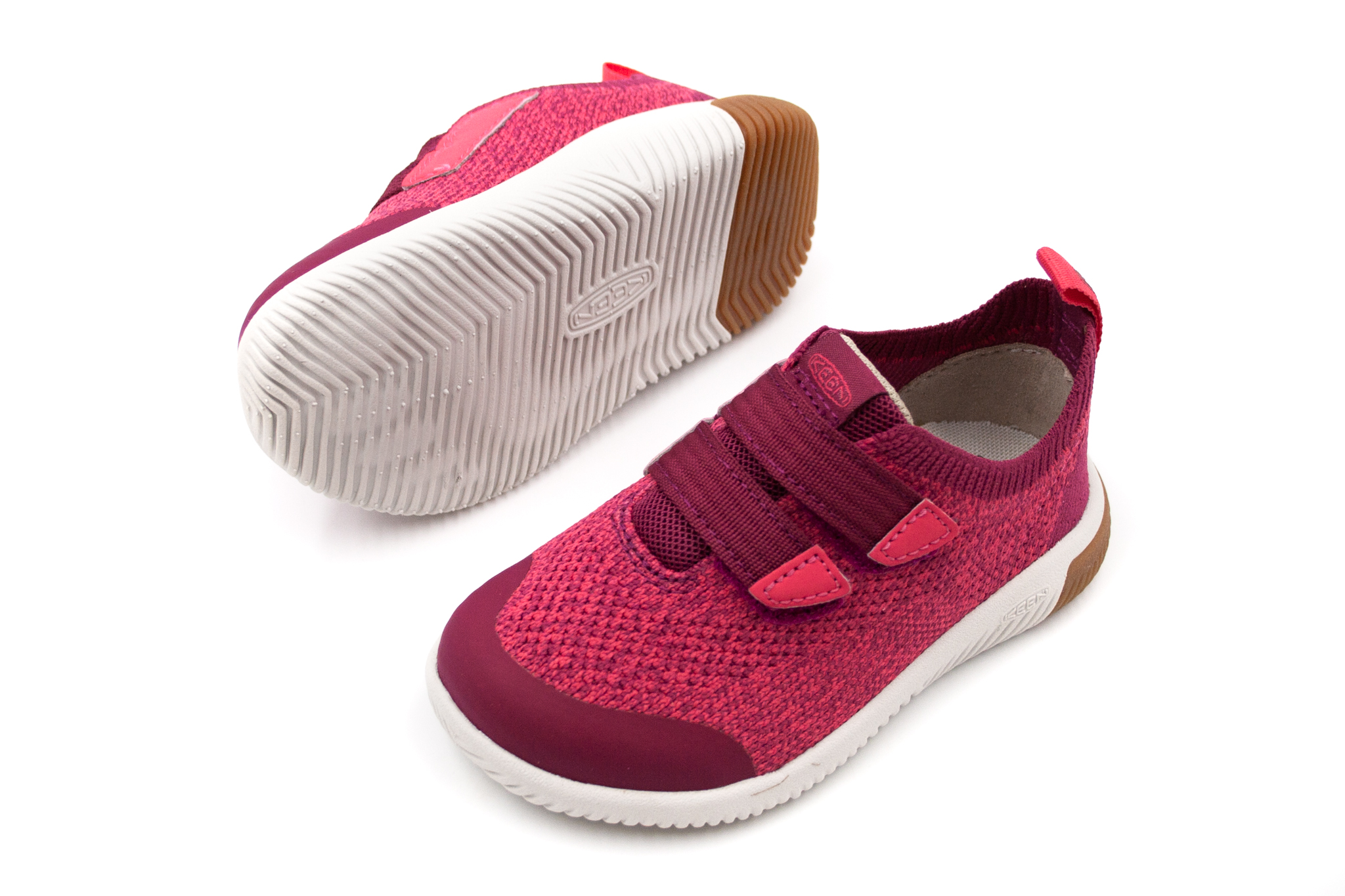 Keen  DETSKÉ TENISKY KEEN KNX KNIT - RASPBERRY Veľkosť: 36, Vnútorná dĺžka  topánky v cm: 22.2, Vnútorná šírka topánky v cm: 8.4