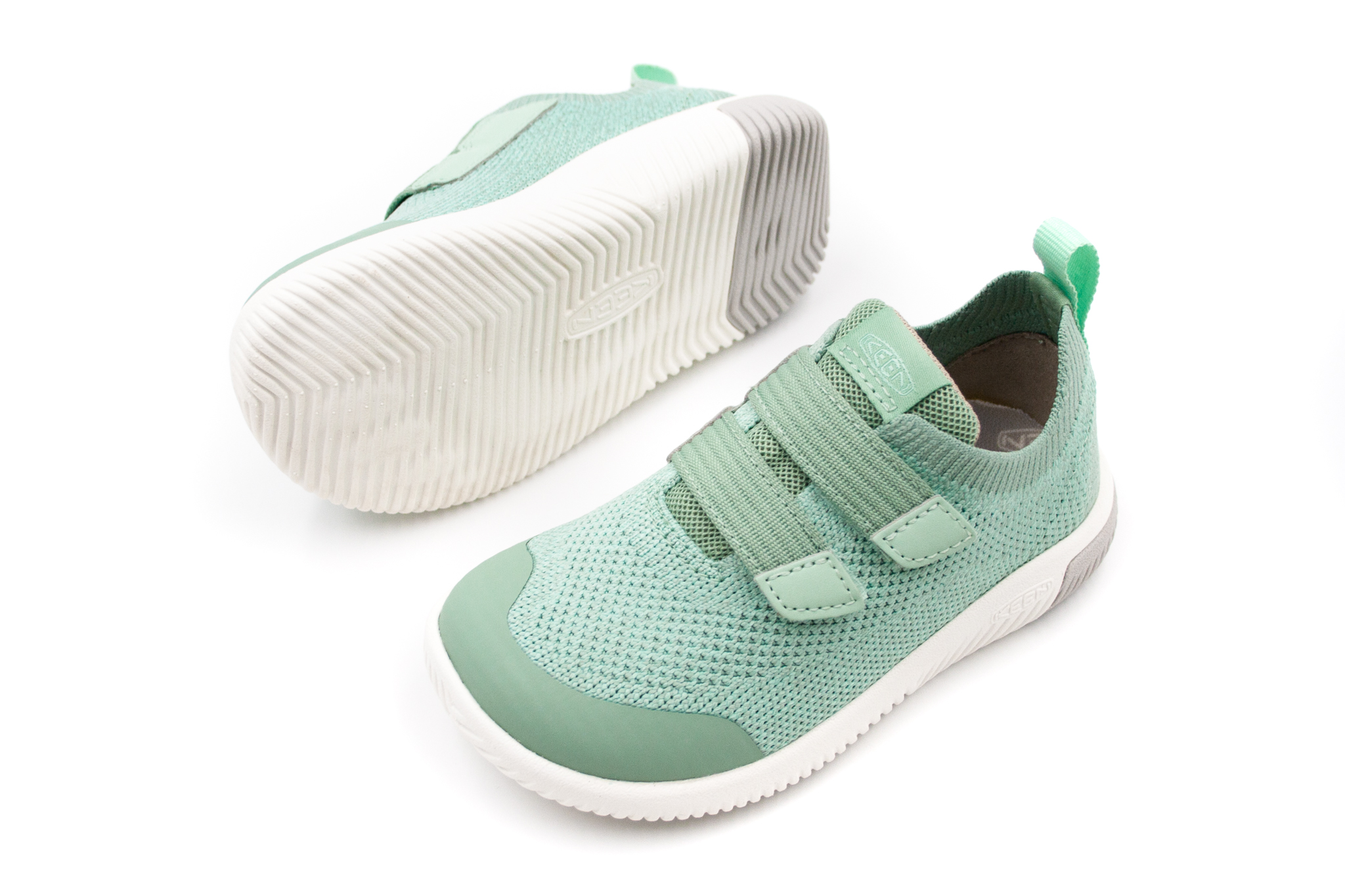 Keen  DETSKÉ TENISKY KEEN KNX KNIT - GRANITE GREEN/LICHEN Veľkosť: 36, Vnútorná dĺžka  topánky v cm: 22.2, Vnútorná šírka topánky v cm: 8.4