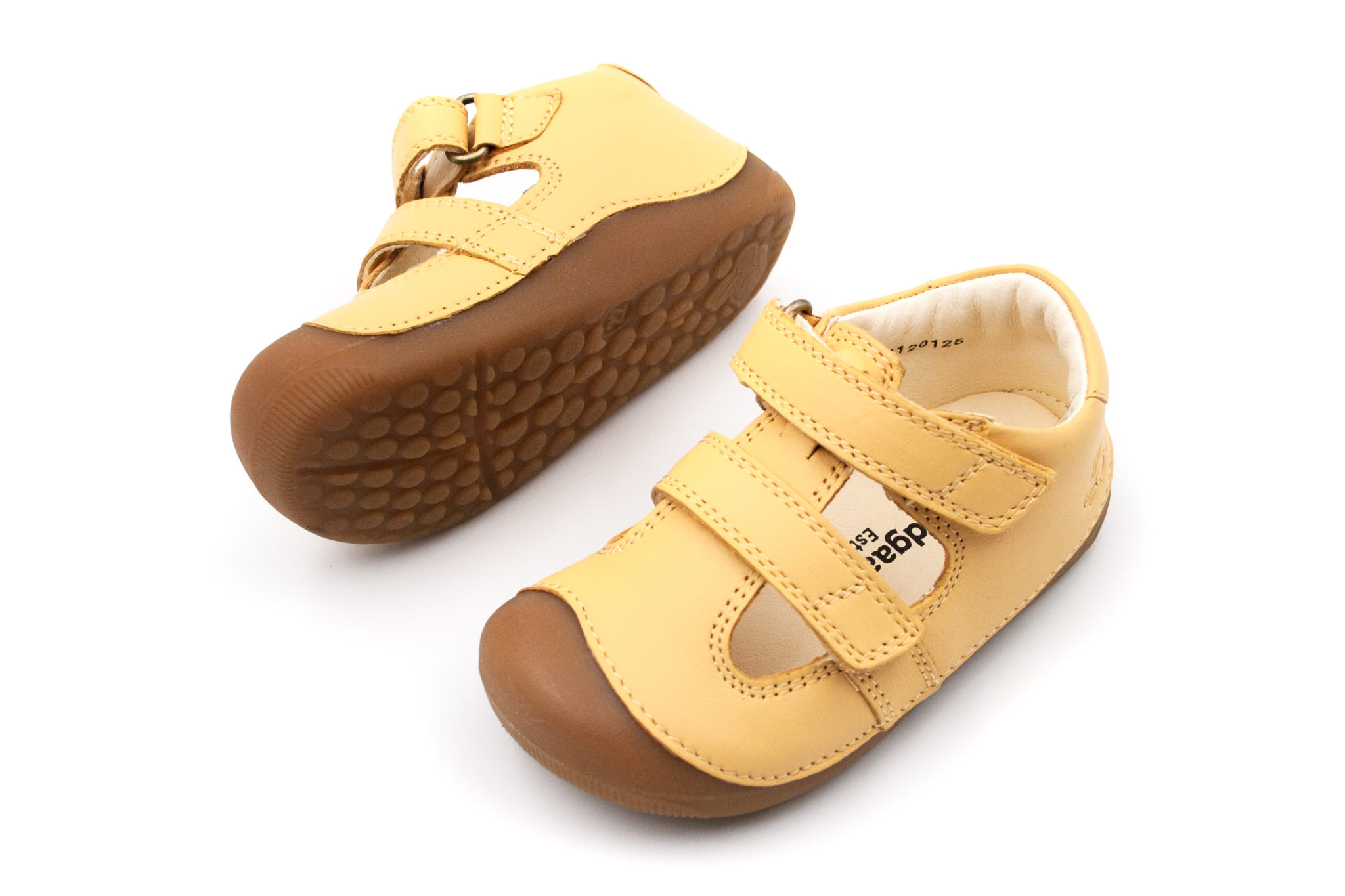 Bundgaard  DETSKÉ BAREFOOT SANDÁLKY BUNDGAARD PETIT SUMMER - YELLOW Veľkosť: 20, Vnútorná dĺžka  topánky v cm: 12.5, Vnútorná šírka topánky v cm: 5…
