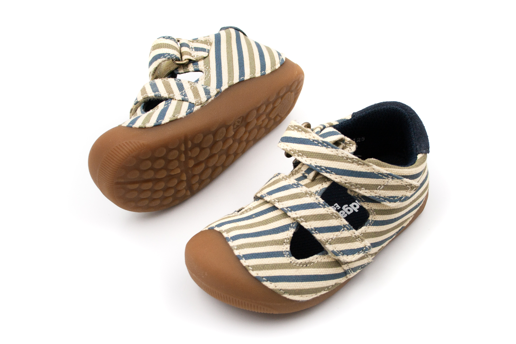 Bundgaard  DETSKÉ BAREFOOT SANDÁLKY BUNDGAARD PETIT SUMMER - OCEANIC STRIPE Veľkosť: 19, Vnútorná dĺžka  topánky v cm: 12, Vnútorná šírka topánky v…