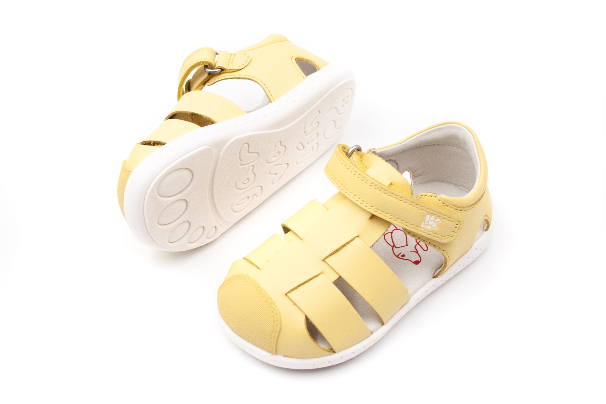 Garvalín  DETSKÉ BAREFOOT SANDÁLKY GARVALÍN SAUVAGE - VANILLA Veľkosť: 26, Vnútorná dĺžka  topánky v cm: 16.6, Vnútorná šírka topánky v cm: 7