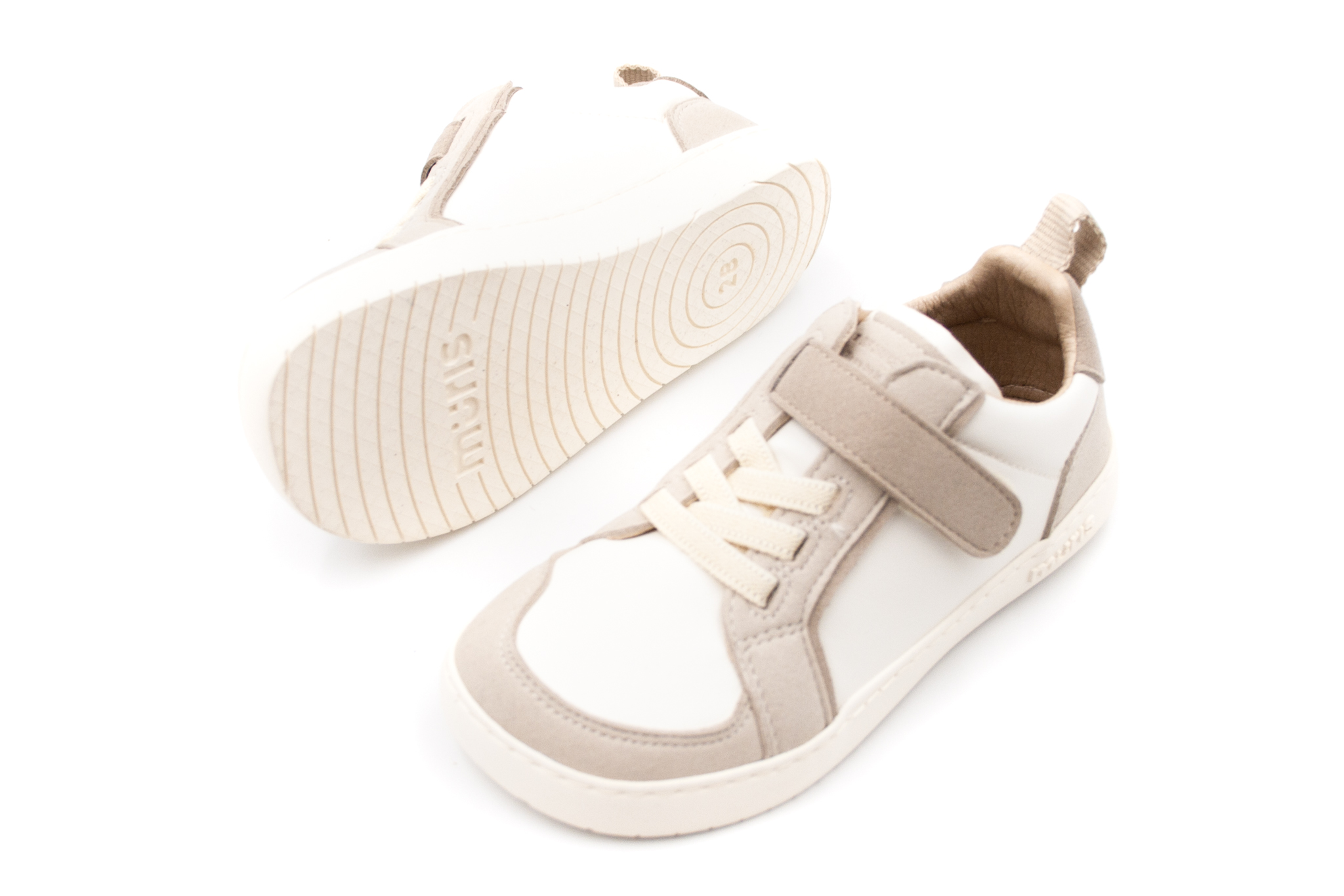Muris  DETSKÉ BAREFOOT TOPÁNKY MURIS LYON JUNIOR - TAUPE Veľkosť: 28, Vnútorná dĺžka  topánky v cm: 17.9, Vnútorná šírka topánky v cm: 7