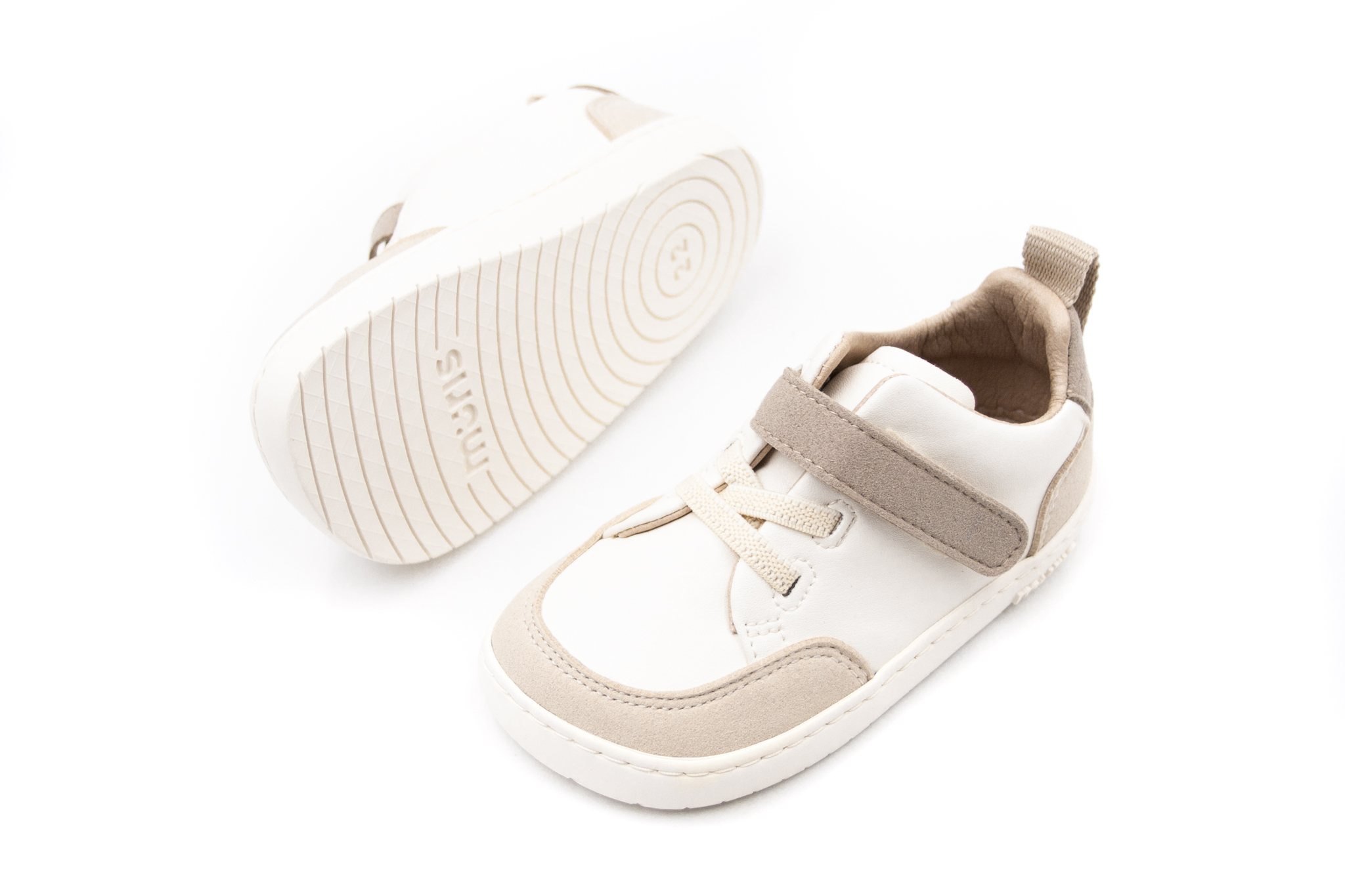 Muris  DETSKÉ BAREFOOT TOPÁNKY MURIS LYON MINI - TAUPE Veľkosť: 20, Vnútorná dĺžka  topánky v cm: 12.5, Vnútorná šírka topánky v cm: 6