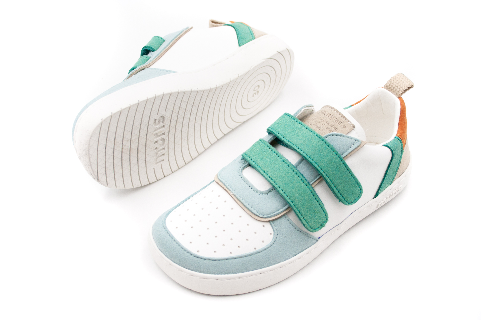 Muris  DETSKÉ BAREFOOT TENISKY MURIS PETRA JUNIOR - TURQUOISE BLUE Veľkosť: 35, Vnútorná dĺžka  topánky v cm: 22.1, Vnútorná šírka topánky v cm: 8.3