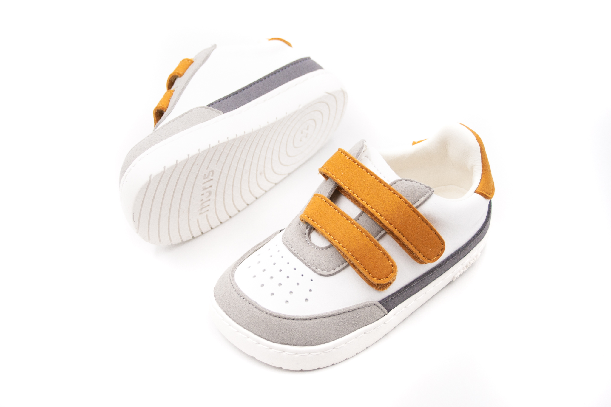 Muris  DETSKÉ BAREFOOT TENISKY MURIS PETRA MINI - MUSTARD Veľkosť: 20, Vnútorná dĺžka  topánky v cm: 12.5, Vnútorná šírka topánky v cm: 6