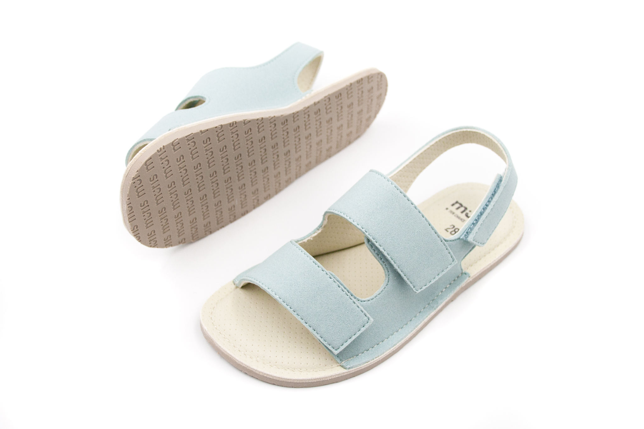 Muris  DETSKÉ BAREFOOT SANDÁLE MURIS RIO JUNIOR - SKY BLUE Veľkosť: 28, Vnútorná dĺžka  topánky v cm: 17.6, Vnútorná šírka topánky v cm: 6.6
