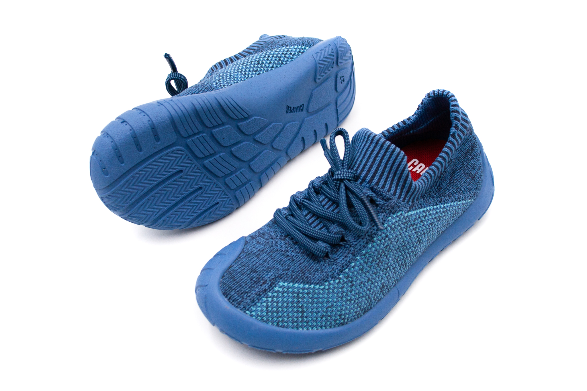 Camper  DETSKÉ BAREFOOT TENISKY CAMPER PEU PATH - BLUE Veľkosť: 35, Vnútorná dĺžka  topánky v cm: 22.4, Vnútorná šírka topánky v cm: 8.3