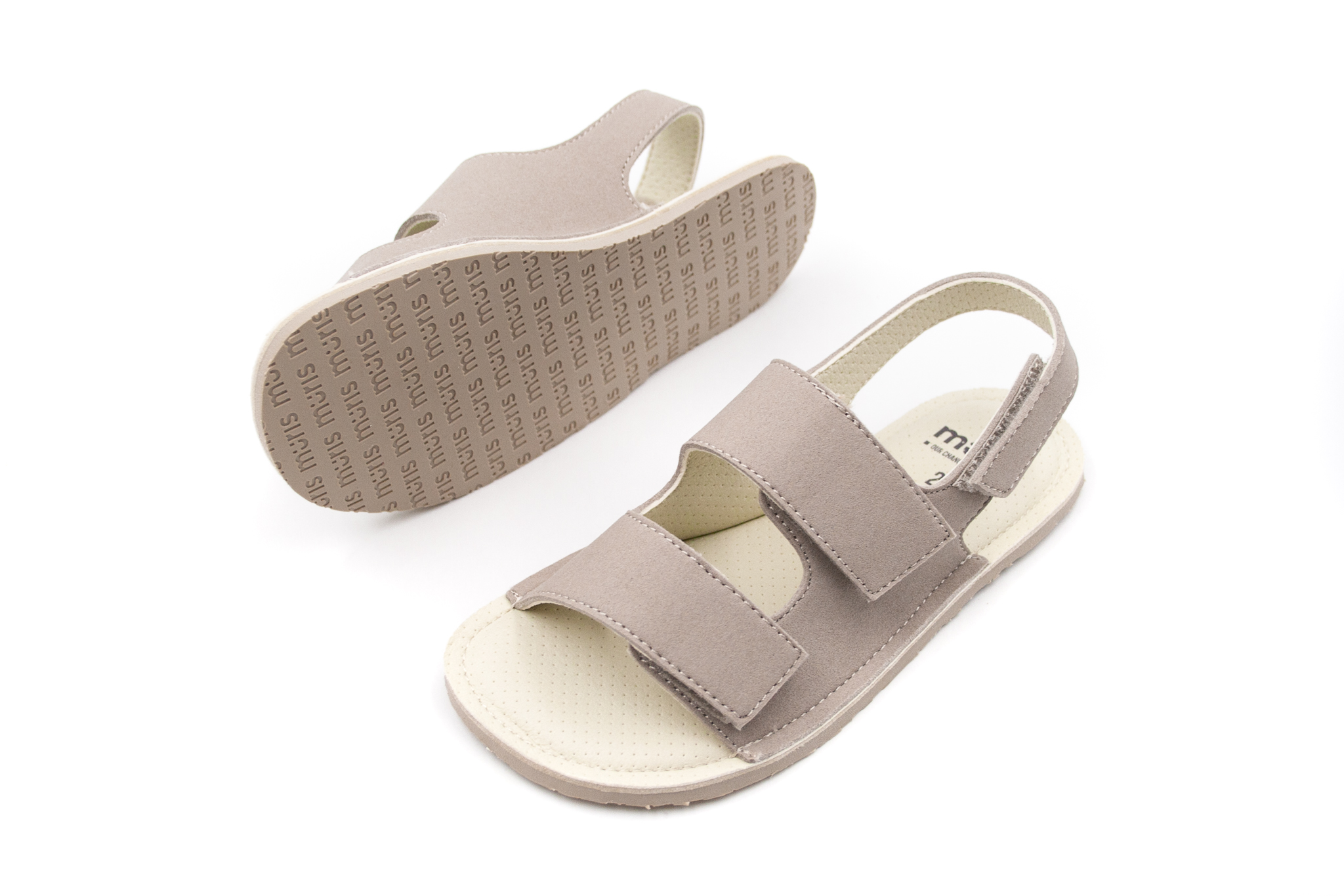 Muris  DETSKÉ BAREFOOT SANDÁLE MURIS RIO JUNIOR - TAUPE Veľkosť: 28, Vnútorná dĺžka  topánky v cm: 17.6, Vnútorná šírka topánky v cm: 6.6