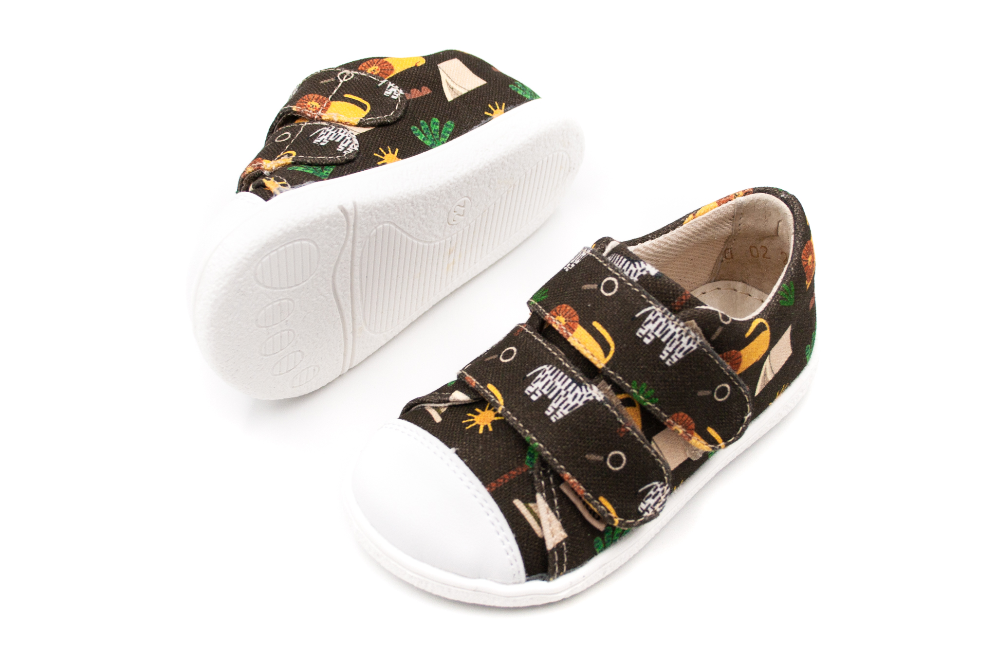 Mido Shoes  DETSKÉ BAREFOOT PLÁTENKY MIDO SHOES - SAFARI Veľkosť: 23, Vnútorná dĺžka  topánky v cm: 14.6, Vnútorná šírka topánky v cm: 6.3
