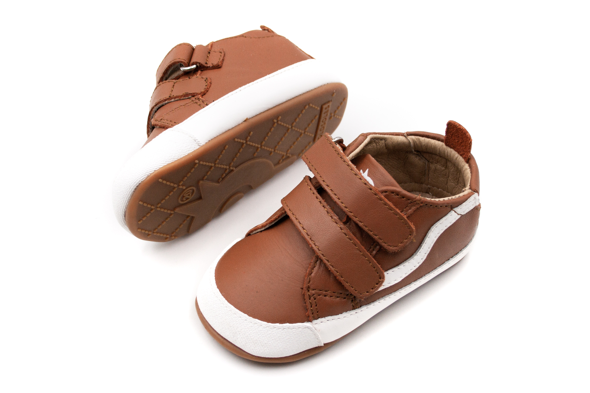 Old Soles  DETSKÉ BAREFOOT TOPÁNKY OLD SOLES PREWALKERS SQUIGGLE BUB - TAN SNOW Veľkosť: 19, Vnútorná dĺžka  topánky v cm: 11.9, Vnútorná šírka top…