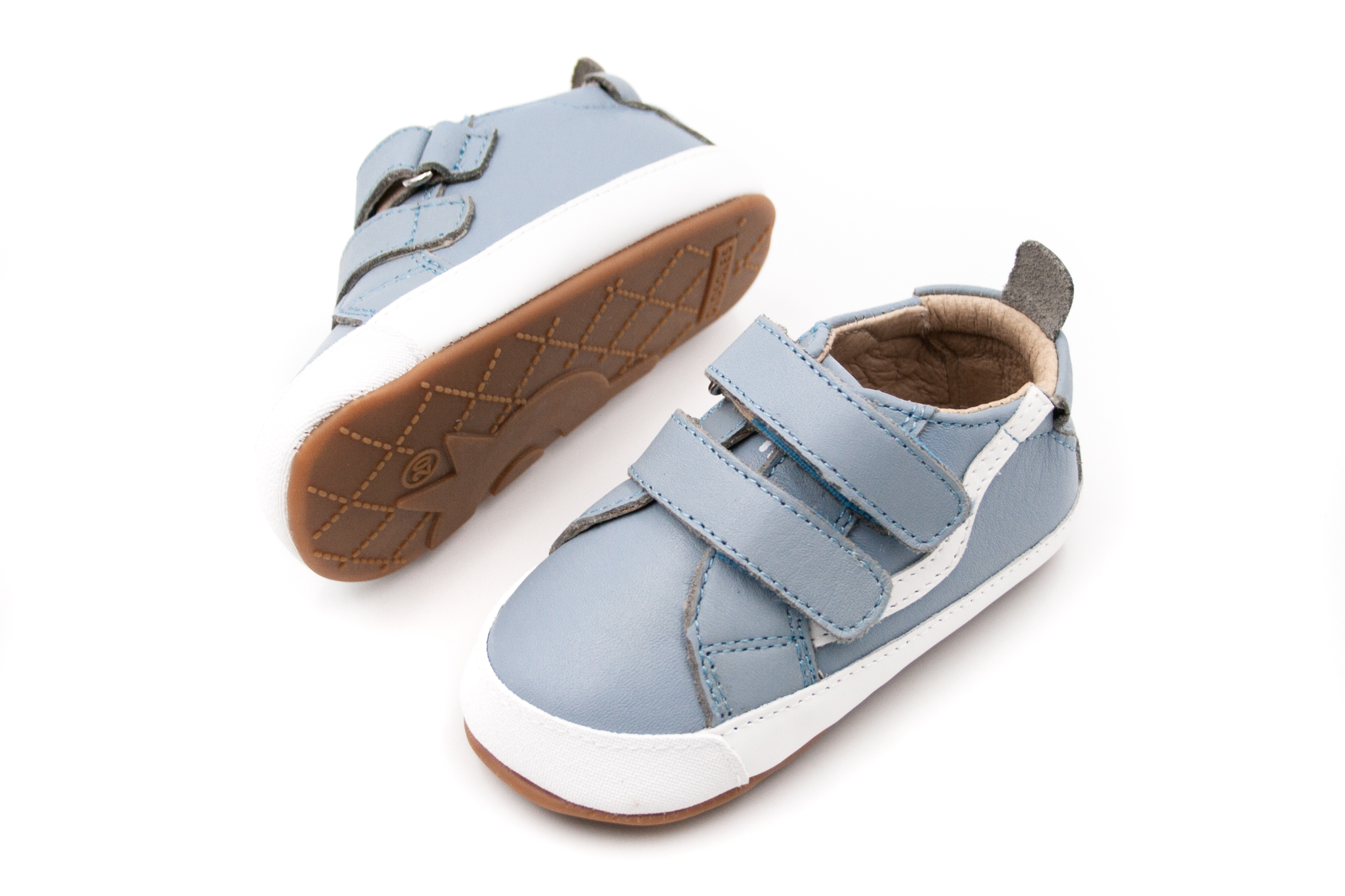 Old Soles  DETSKÉ BAREFOOT TOPÁNKY OLD SOLES PREWALKERS SQUIGGLE BUB - BLUE SNOW Veľkosť: 20, Vnútorná dĺžka  topánky v cm: 12.6, Vnútorná šírka to…