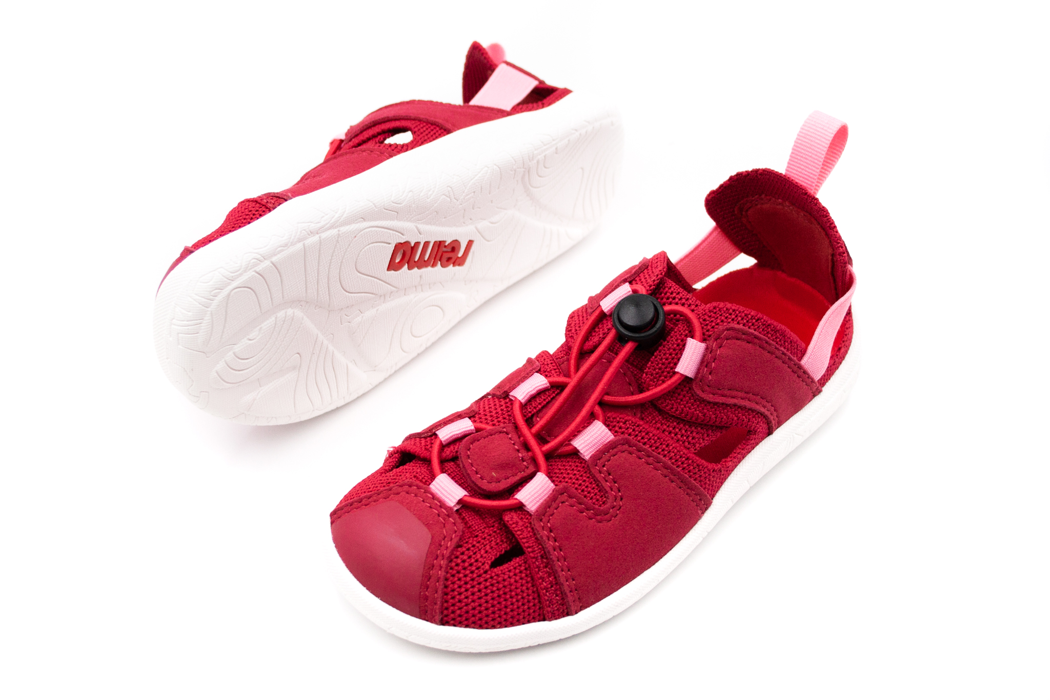 Reima  ŠPORTOVÉ BAREFOOT SANDÁLE REIMA VALOA - BRIGHT BERRY Veľkosť: 28, Vnútorná dĺžka  topánky v cm: 18.3, Vnútorná šírka topánky v cm: 7.2