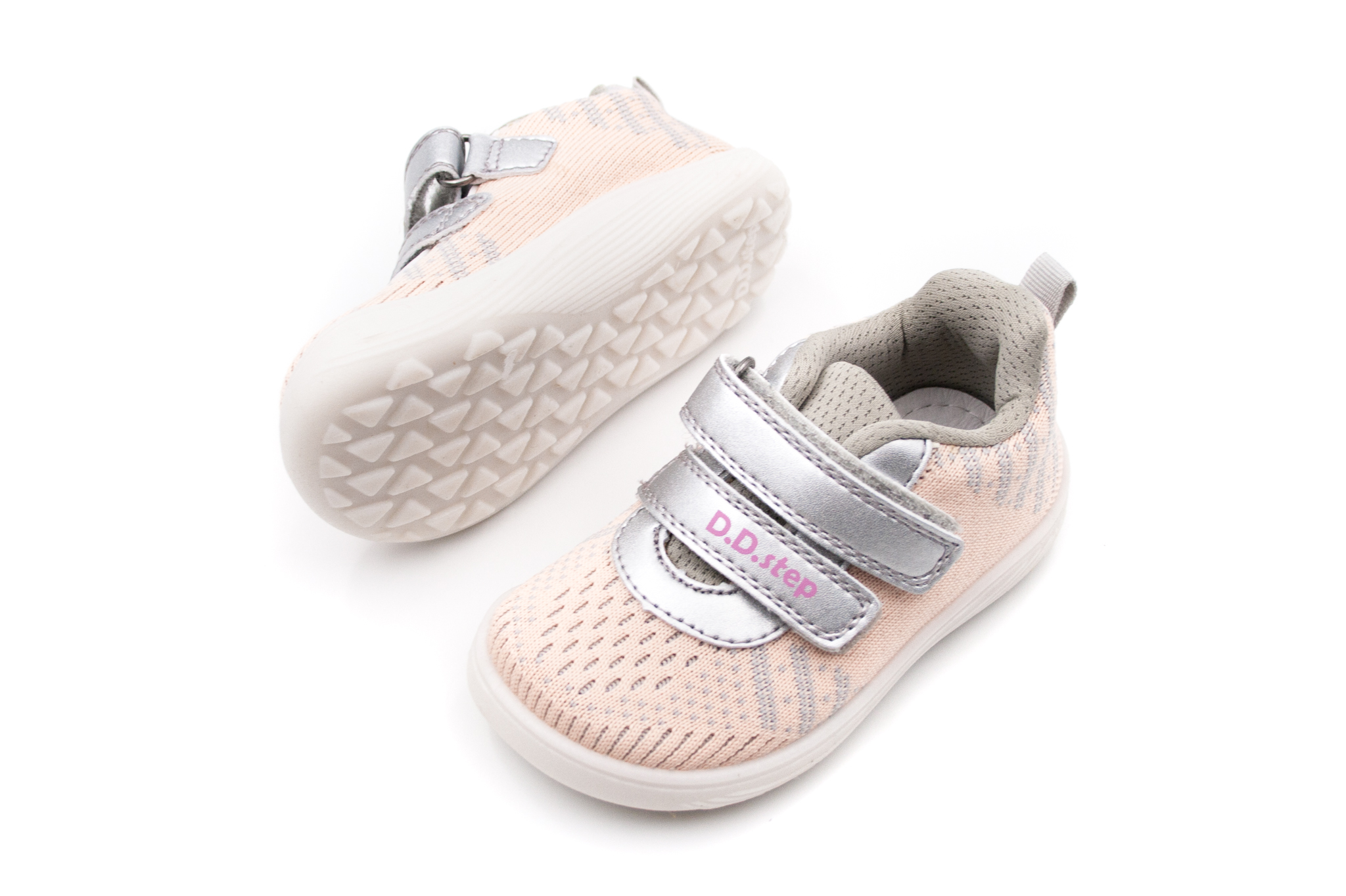 D.D.Step  DETSKÉ BAREFOOT TENISKY D.D.STEP 093 - PINK Veľkosť: 22, Vnútorná dĺžka  topánky v cm: 14, Vnútorná šírka topánky v cm: 6.2