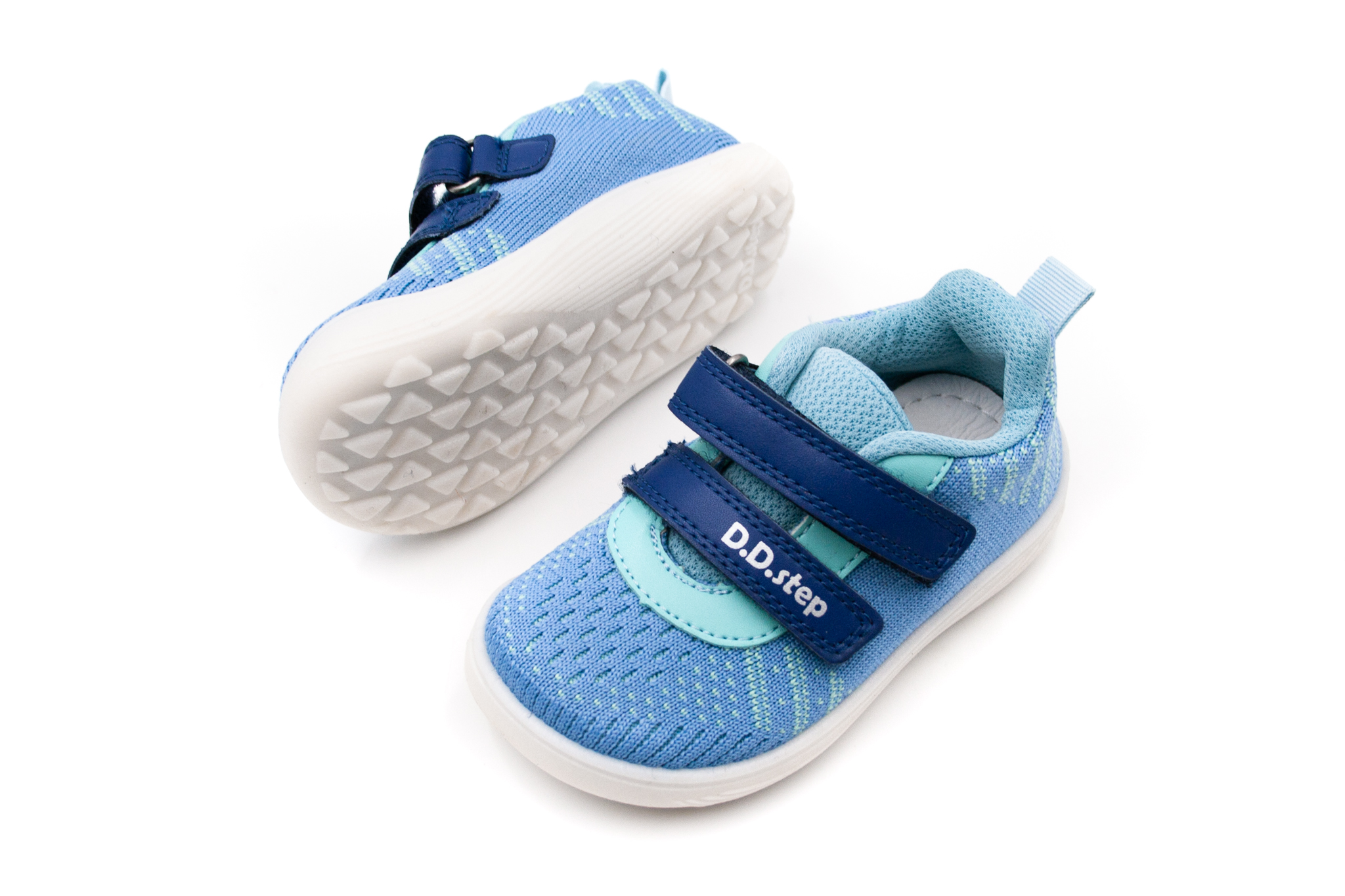 D.D.Step  DETSKÉ BAREFOOT TENISKY D.D.STEP 093 - BERMUDA BLUE Veľkosť: 22, Vnútorná dĺžka  topánky v cm: 14, Vnútorná šírka topánky v cm: 6.2