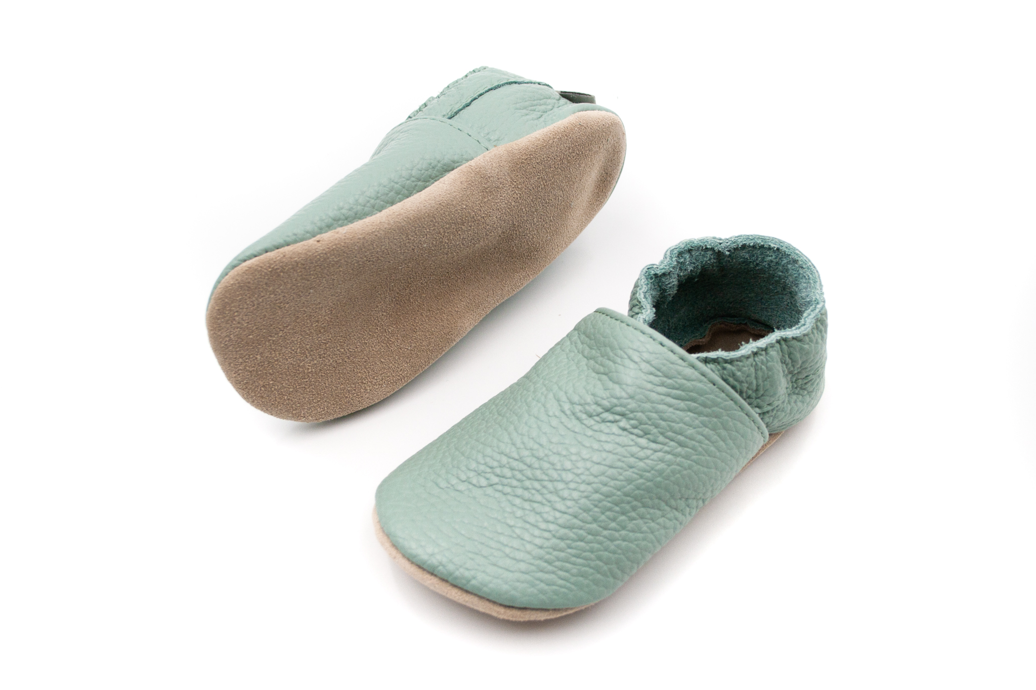 Funky Monkey  DETSKÉ BAREFOOT CAPAČKY FUNKY MONKEY SOFT - SALVIA Veľkosť: 18, Vnútorná dĺžka  topánky v cm: 12.3, Vnútorná šírka topánky v cm: 5.8