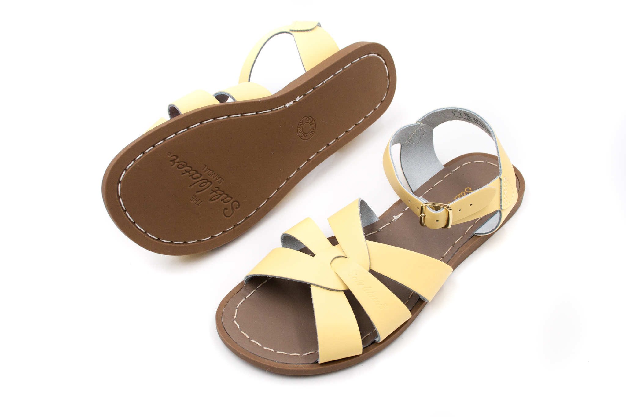 Salt-Water Sandals  DÁMSKE SANDÁLE SALT-WATER SANDALS ORIGINAL - BUTTER YELLOW Veľkosť: 38, Vnútorná dĺžka  topánky v cm: 24.4, Vnútorná šírka topá…