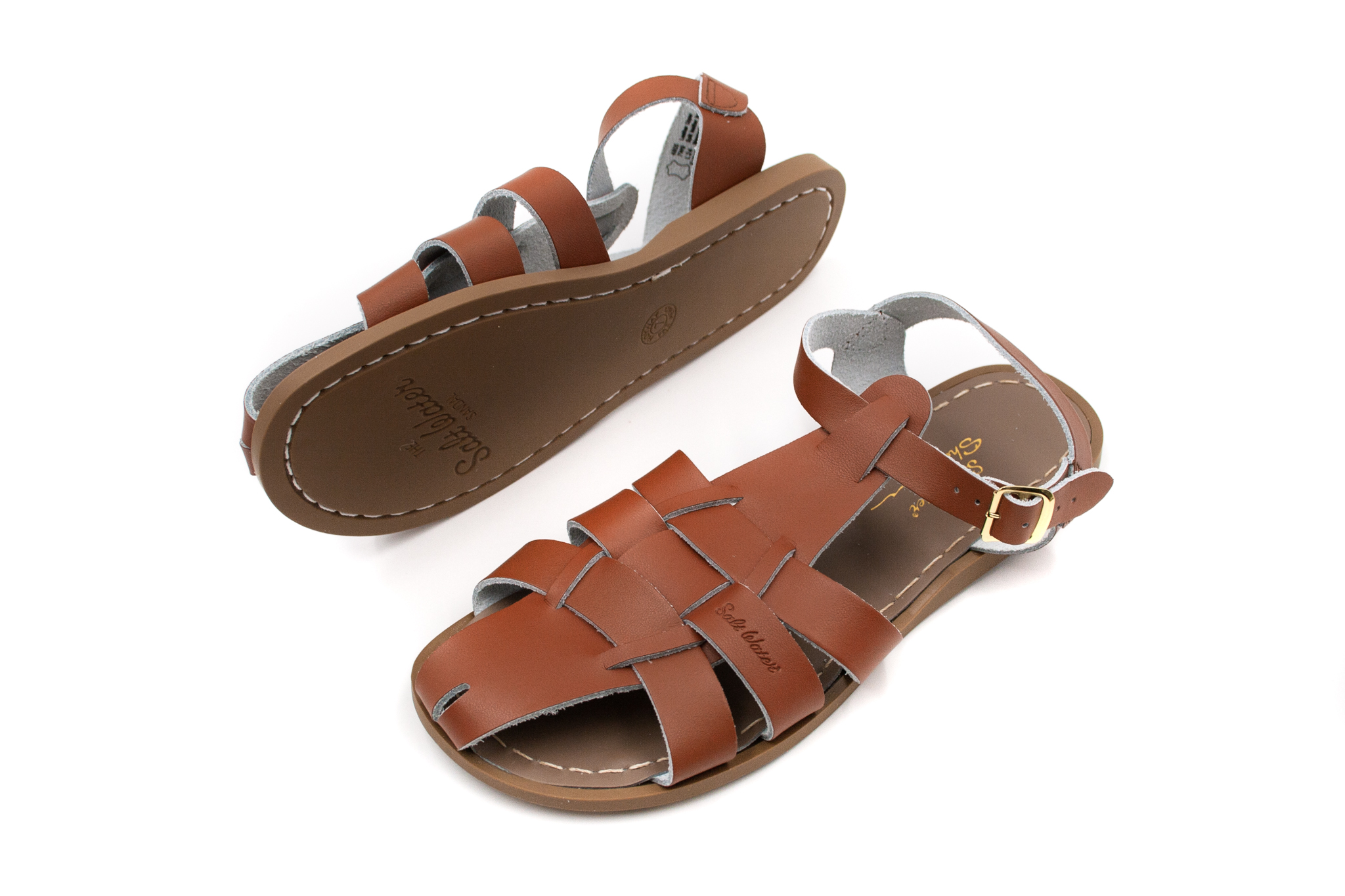 Salt-Water Sandals  DÁMSKE SANDÁLE SALT-WATER SANDALS SHARK - TAN Veľkosť: 38, Vnútorná dĺžka  topánky v cm: 24.4, Vnútorná šírka topánky v cm: 8.5