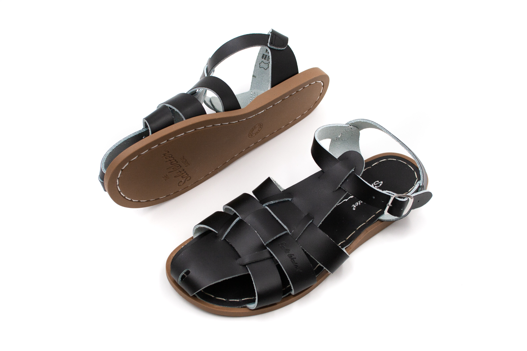 Salt-Water Sandals  DÁMSKE SANDÁLE SALT-WATER SANDALS SHARK - BLACK Veľkosť: 38, Vnútorná dĺžka  topánky v cm: 24.4, Vnútorná šírka topánky v cm: 8…