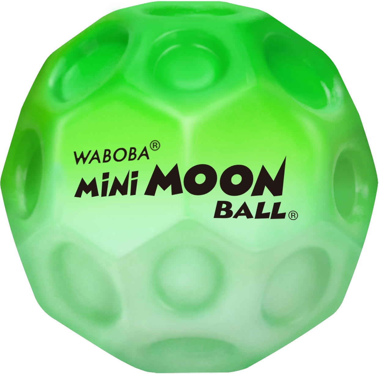 SUPERSKÁKAVÁ LOPTIČKA WABOBA MINI MOON BALL - GREEN