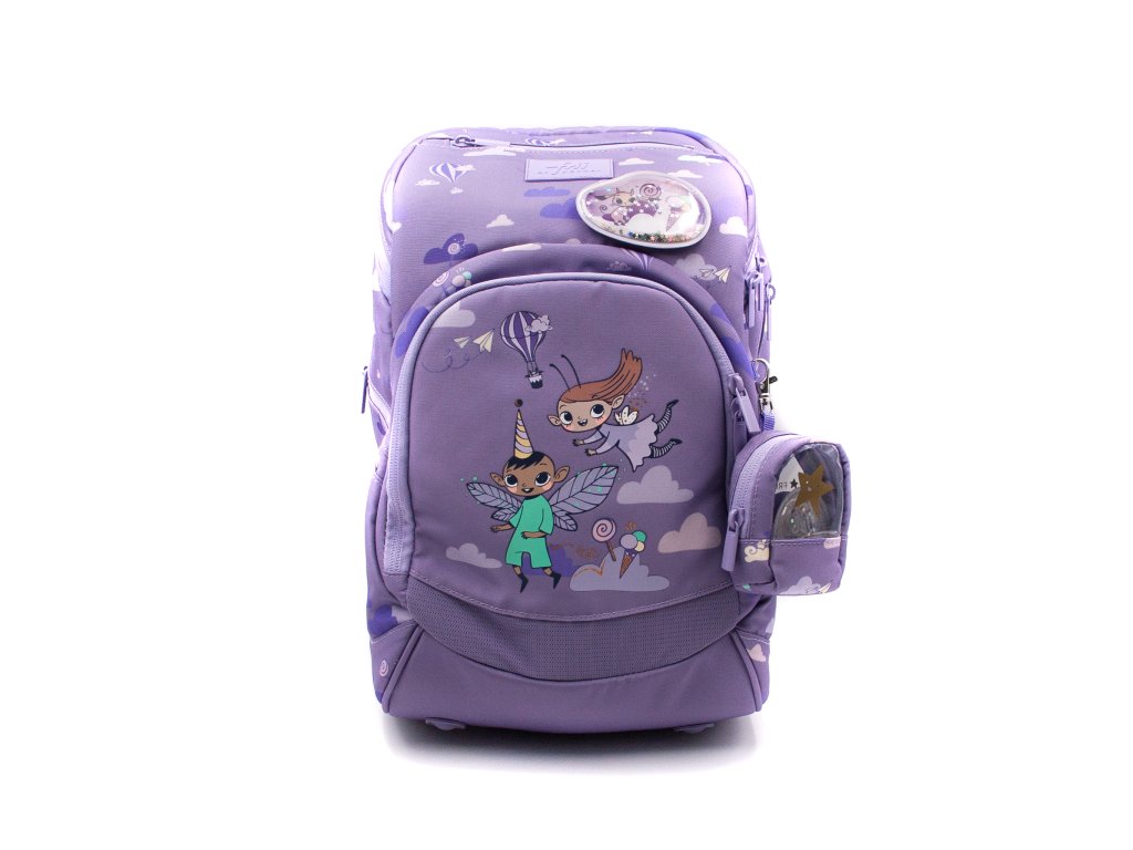 Frii of Norway  FRII OF NORWAY ERGONOMICKÁ ŠKOLSKÁ TAŠKA EXPAND 20-25 L - BEST FRIENDS PURPLE