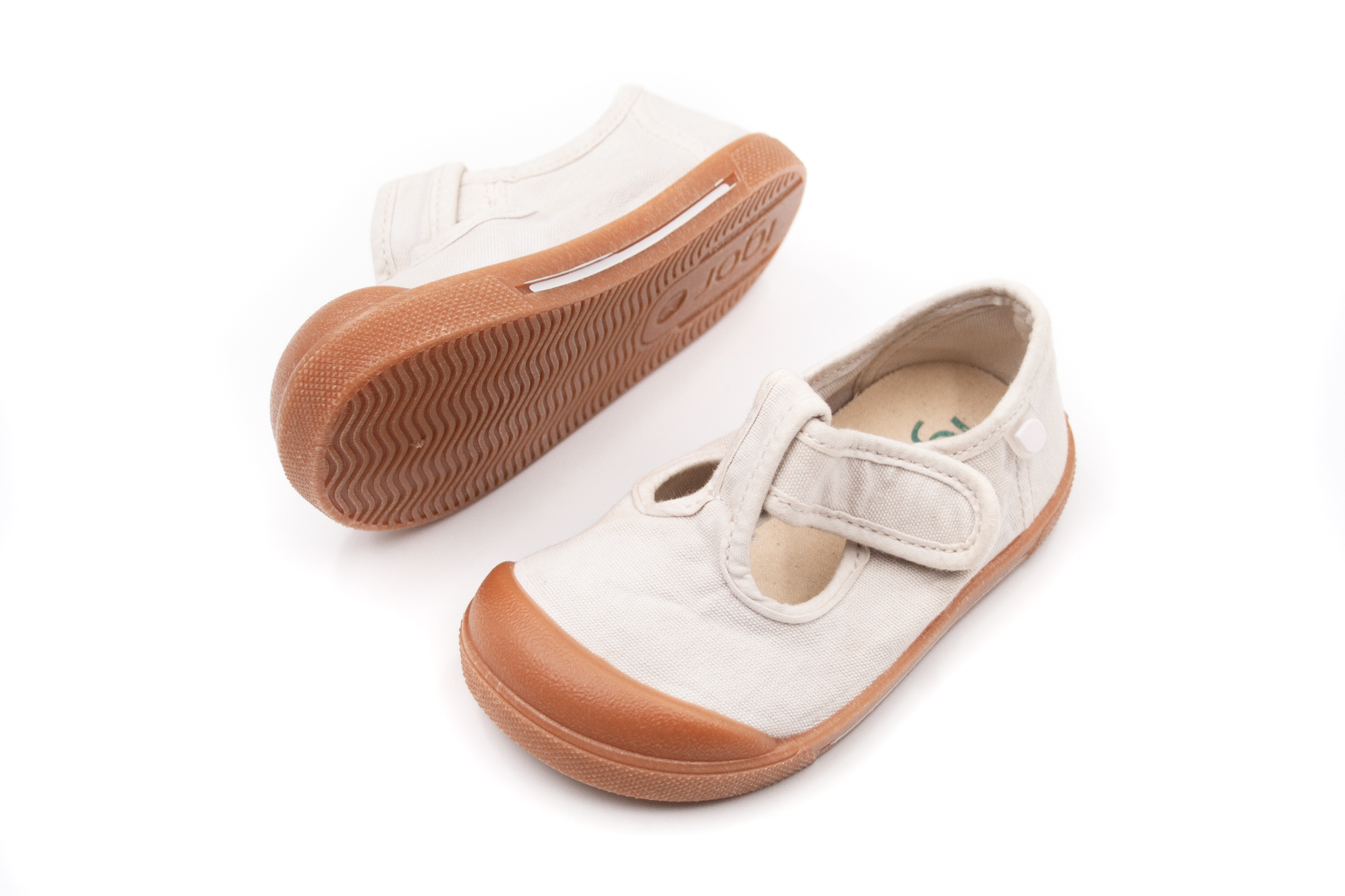 Igor Shoes  DETSKÉ BAREFOOT PLÁTENKY IGOR SHOES CANVAS PEPITO - HIELO Veľkosť: 22, Vnútorná dĺžka  topánky v cm: 13.8, Vnútorná šírka topánky v cm:…