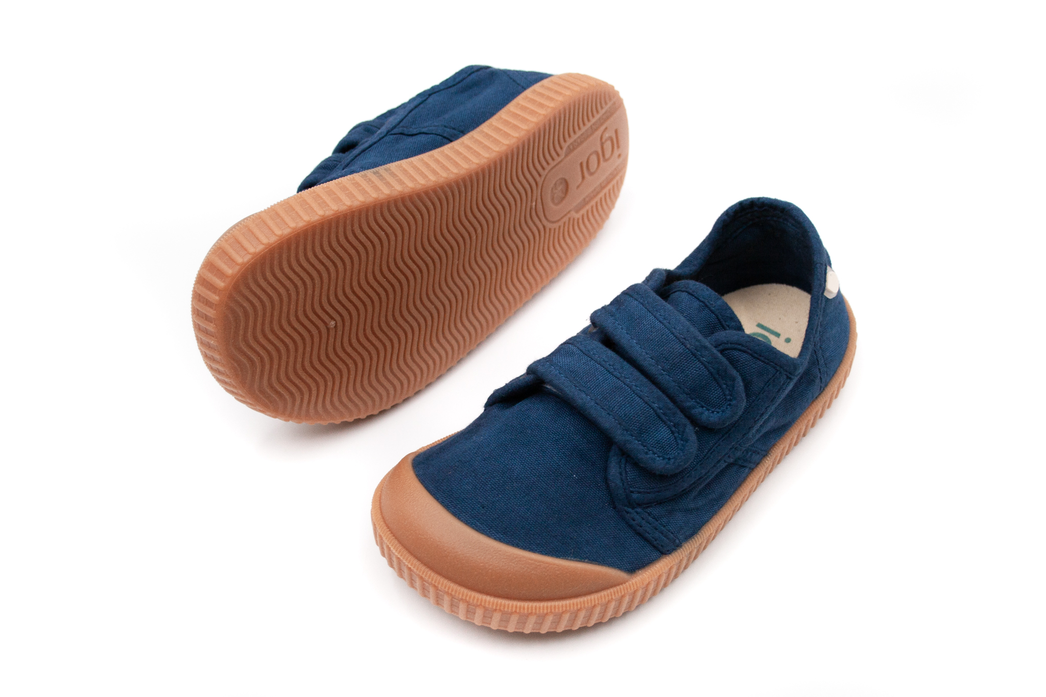 Igor Shoes  DETSKÉ BAREFOOT PLÁTENKY IGOR SHOES BERRI - MARINO Veľkosť: 26, Vnútorná dĺžka  topánky v cm: 16.3, Vnútorná šírka topánky v cm: 7