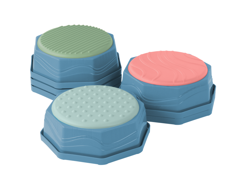 B-TOYS SENZOMOTORICKÉ BALANČNÉ STUPIENKY BALANCE & HOP 6 KS