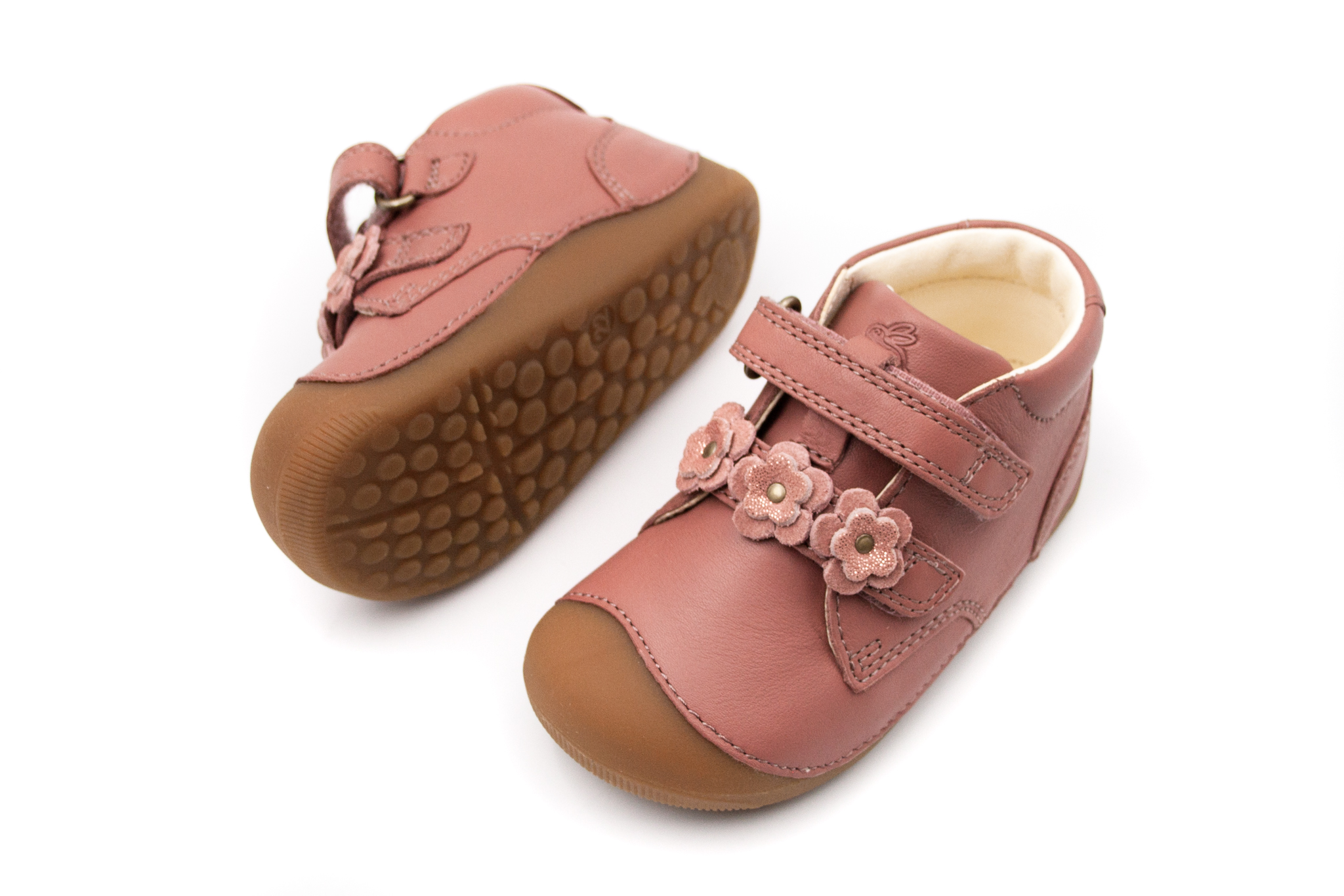 Bundgaard  DETSKÉ BAREFOOT TOPÁNKY BUNDGAARD PETIT FLOWER - BLUSH Veľkosť: 20, 11: 12.5, Vnútorná šírka topánky v cm: 5.6
