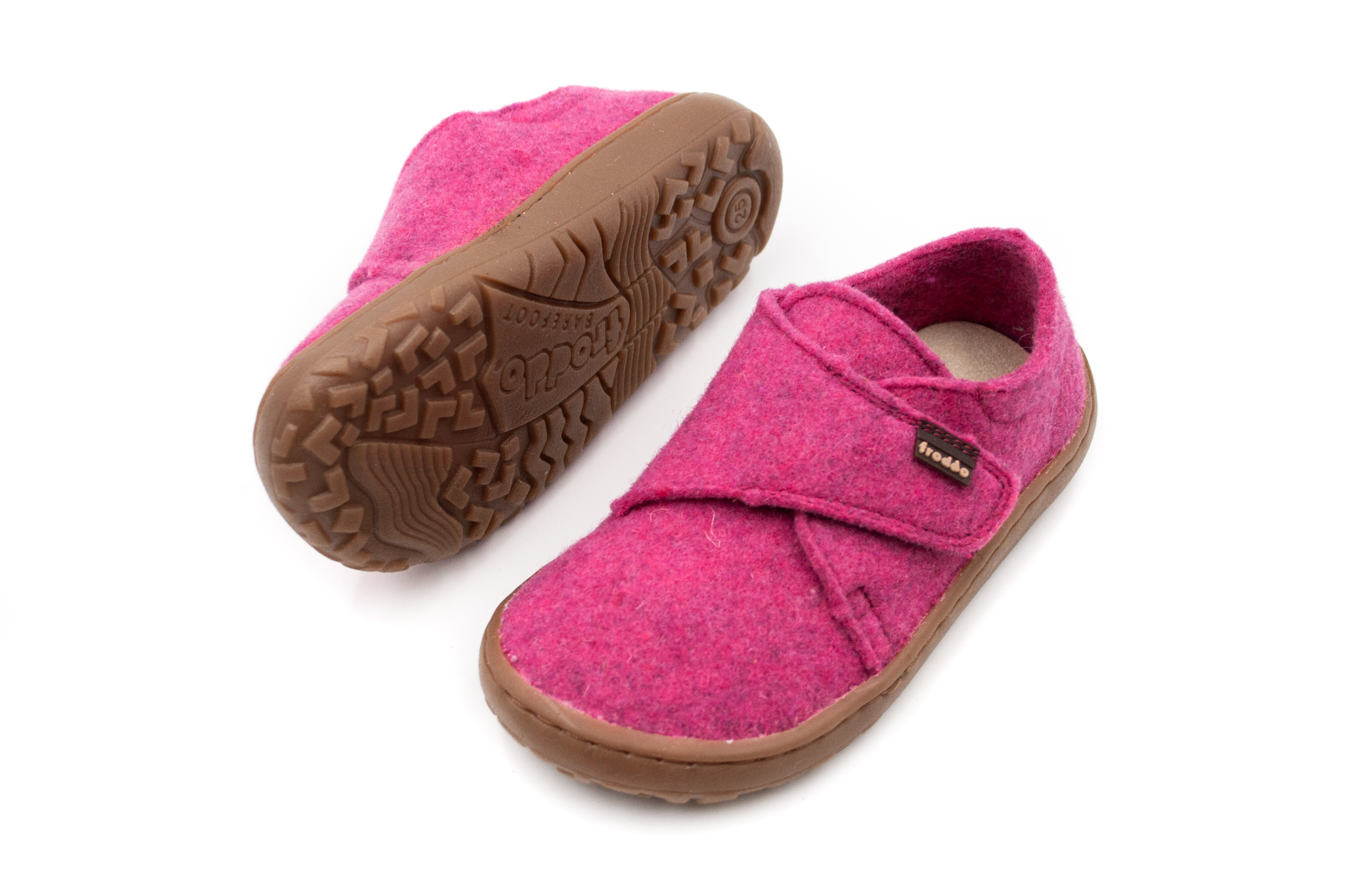Froddo  DETSKÉ BAREFOOT PAPUČE FRODDO WOOLY - FUXIA Veľkosť: 25, 11: 16, Vnútorná šírka topánky v cm: 6.6