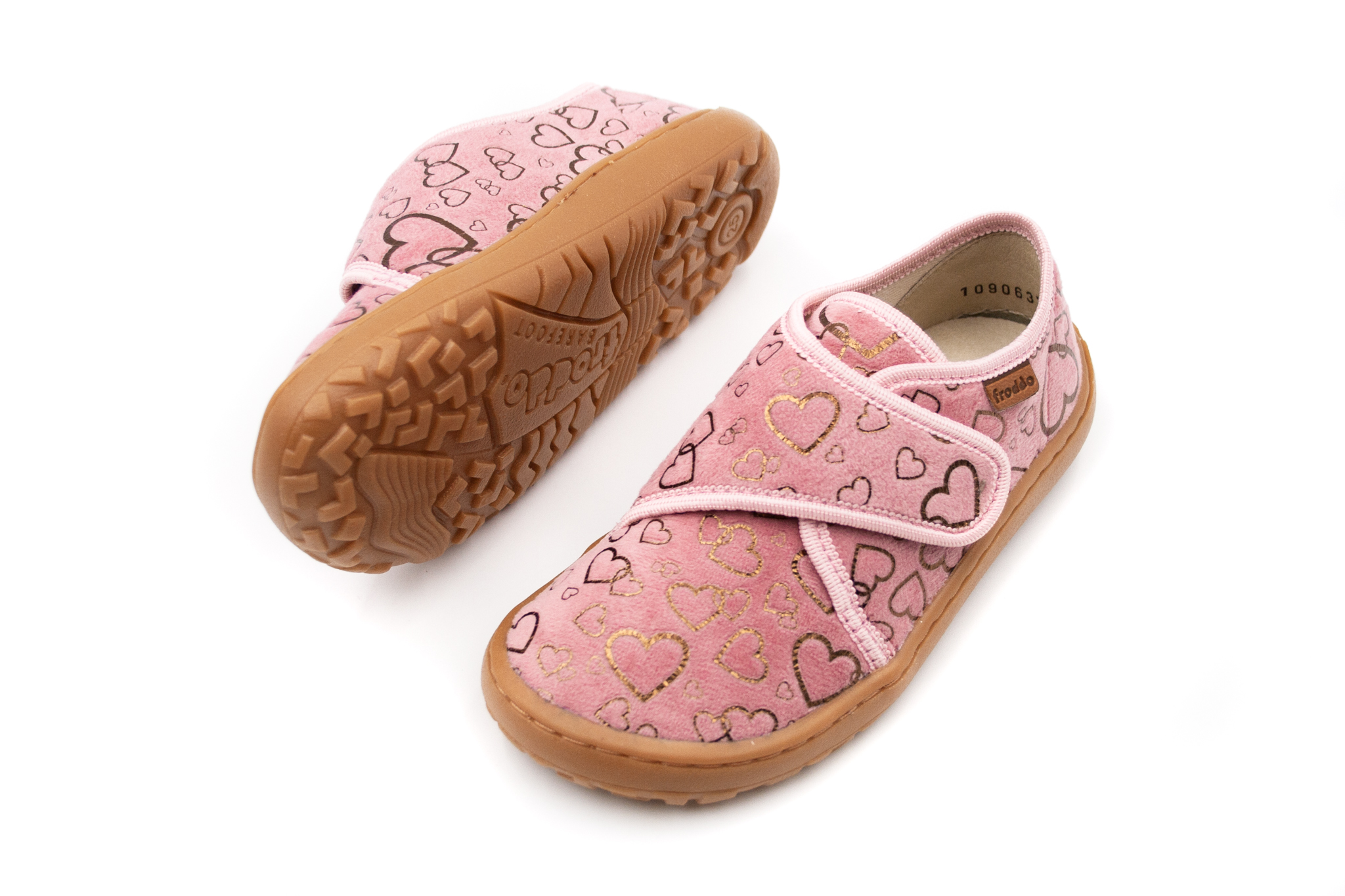 Froddo  DETSKÉ BAREFOOT PAPUČE FRODDO SLIPPERS - PINK GOLD Veľkosť: 25, 11: 16, Vnútorná šírka topánky v cm: 6.6