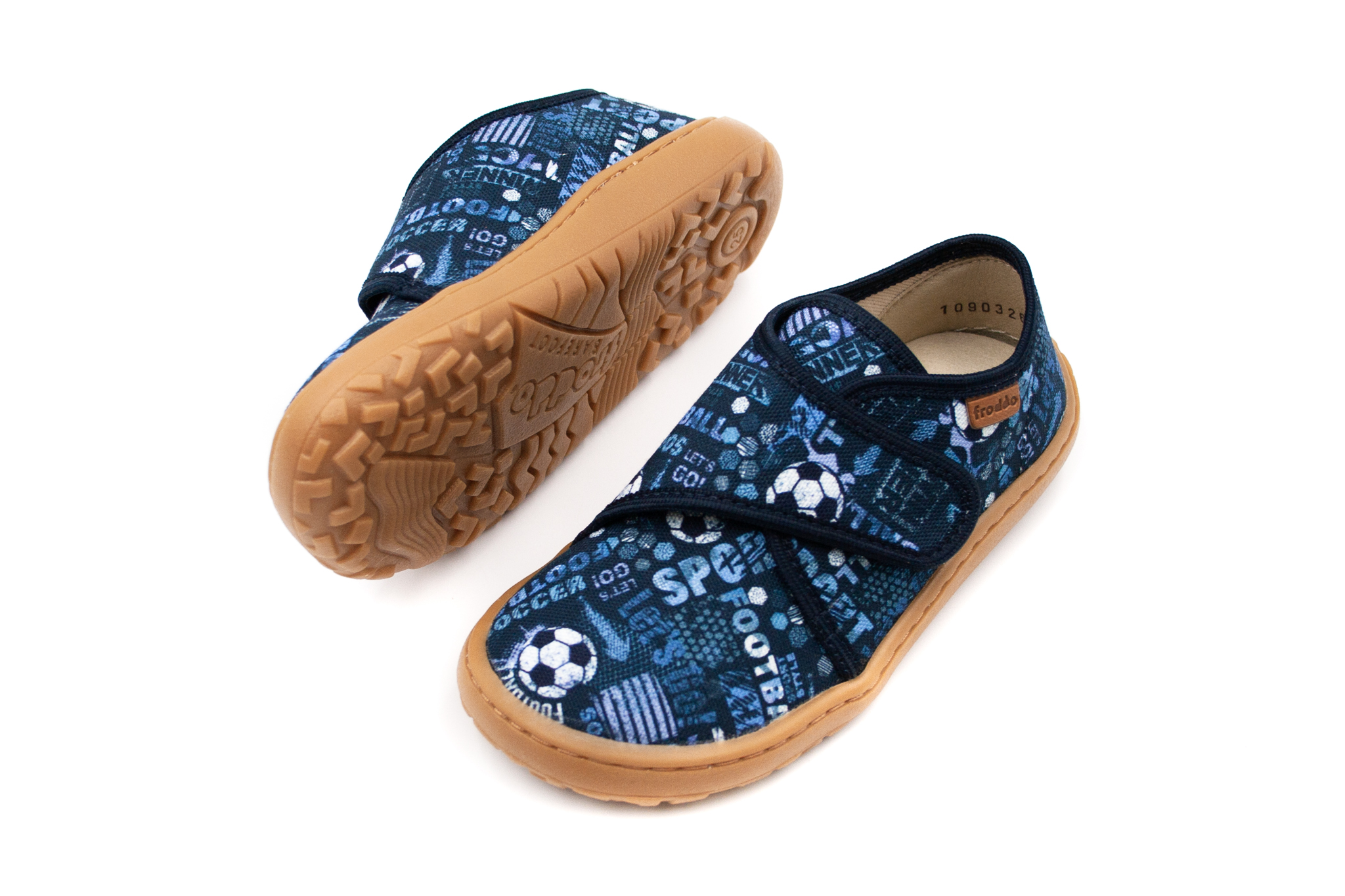 Froddo  DETSKÉ BAREFOOT PAPUČE FRODDO SLIPPERS - BLUE DENIM Veľkosť: 25, 11: 16, Vnútorná šírka topánky v cm: 6.6
