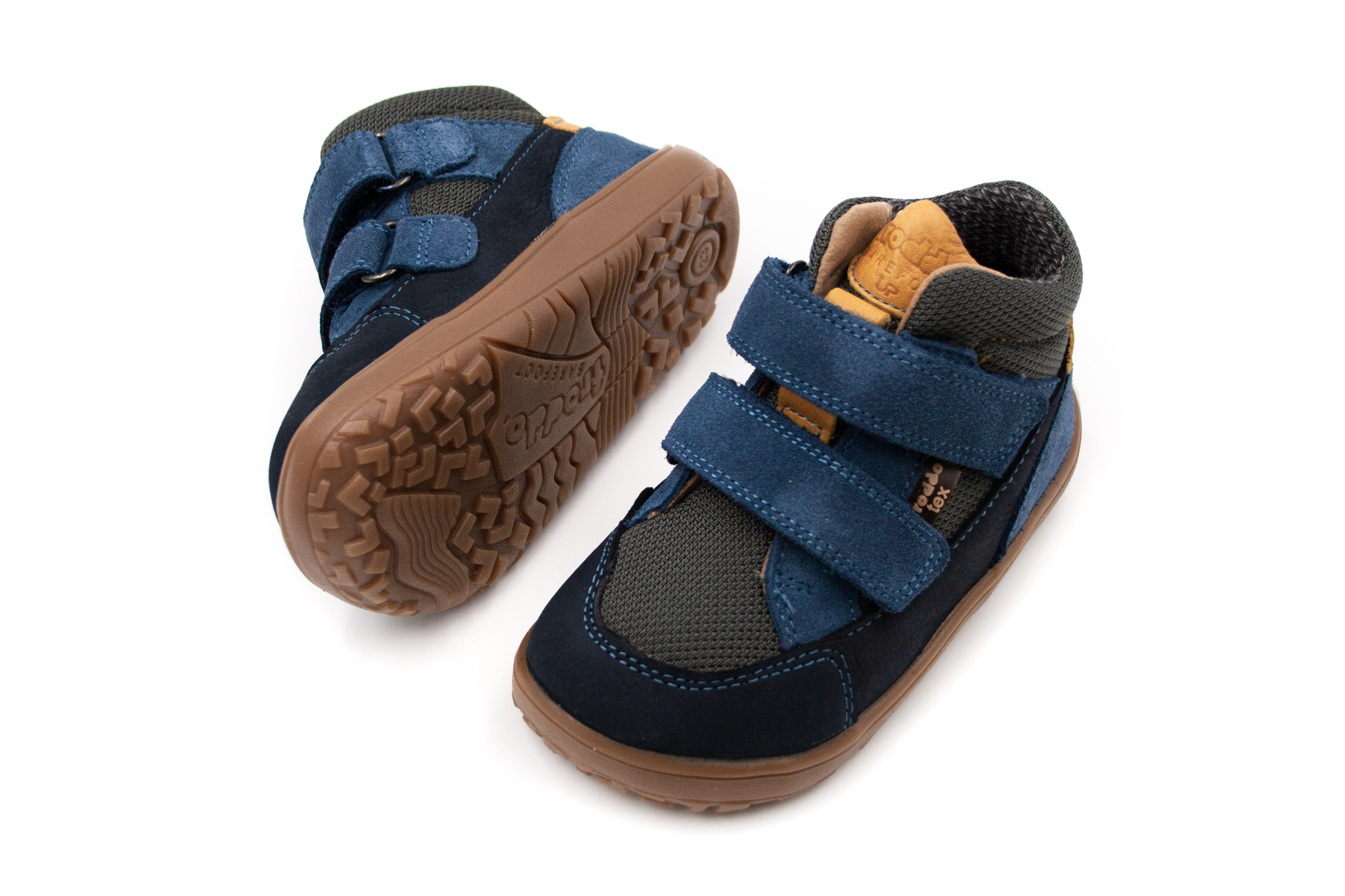 Froddo  DETSKÉ BAREFOOT TOPÁNKY S MEMBRÁNOU FRODDO TEX AUTUMN - DENIM Veľkosť: 25, 11: 16.6, Vnútorná šírka topánky v cm: 6.8