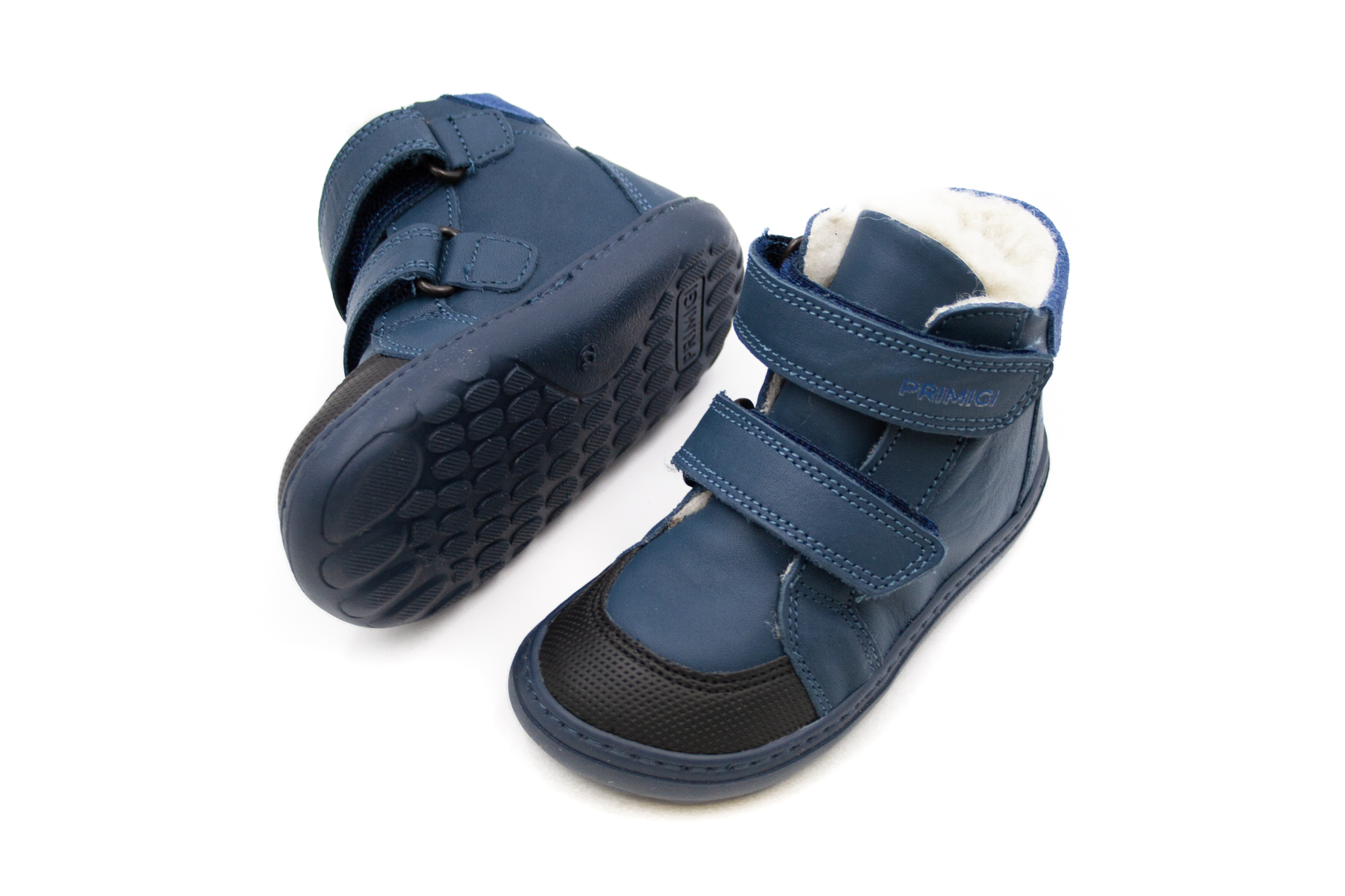 Primigi  DETSKÉ BAREFOOT ZIMNÉ TOPÁNKY PRIMIGI NAPPA - CLO/GOMMA Veľkosť: 20, 11: 12.5, Vnútorná šírka topánky v cm: 5.8
